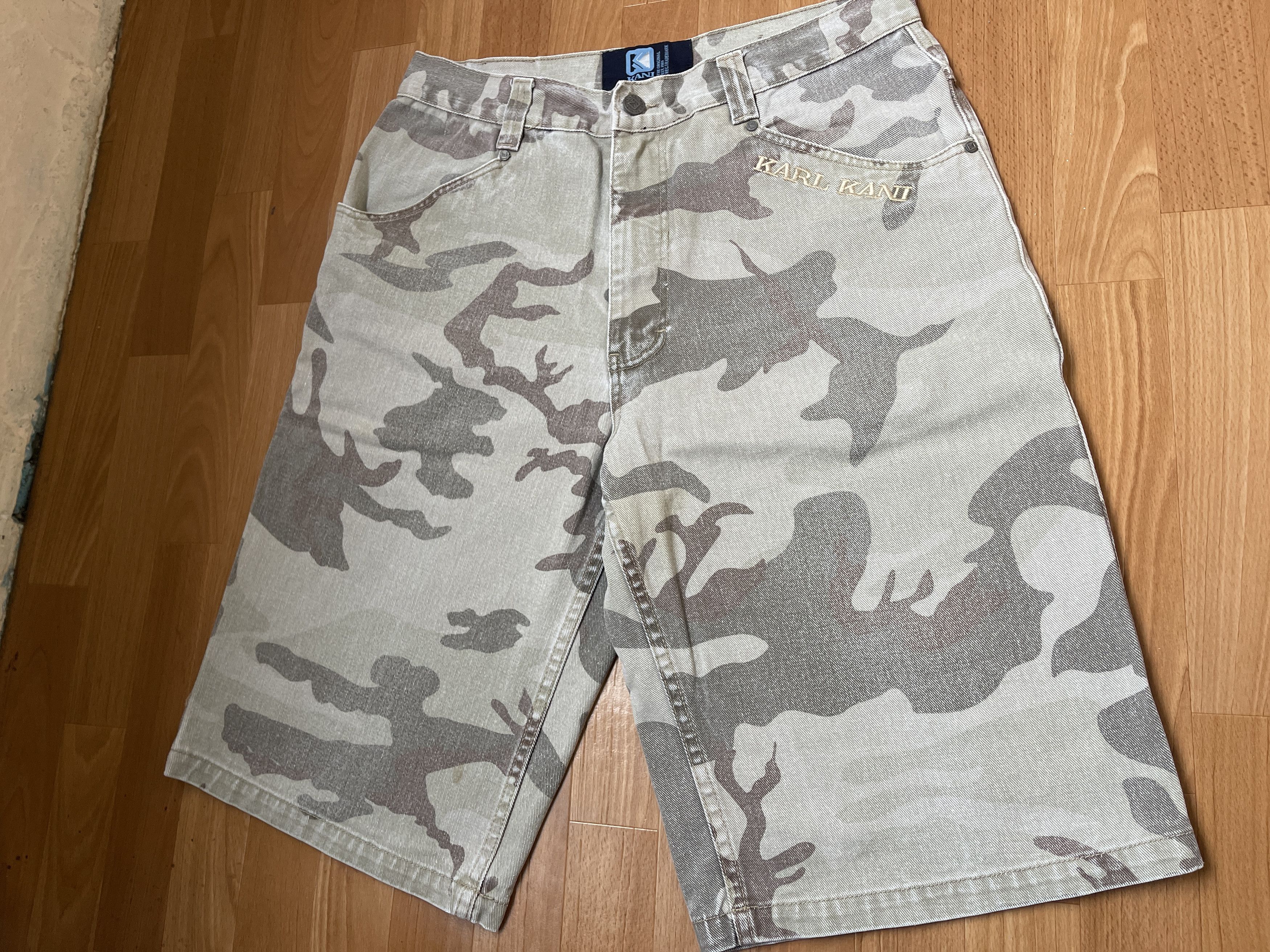 Karl Kani KARL KANI shorts, baggy, vintage Kani jeans 90s hip hop W 34 Size US 34 / EU 50 - 8 Thumbnail