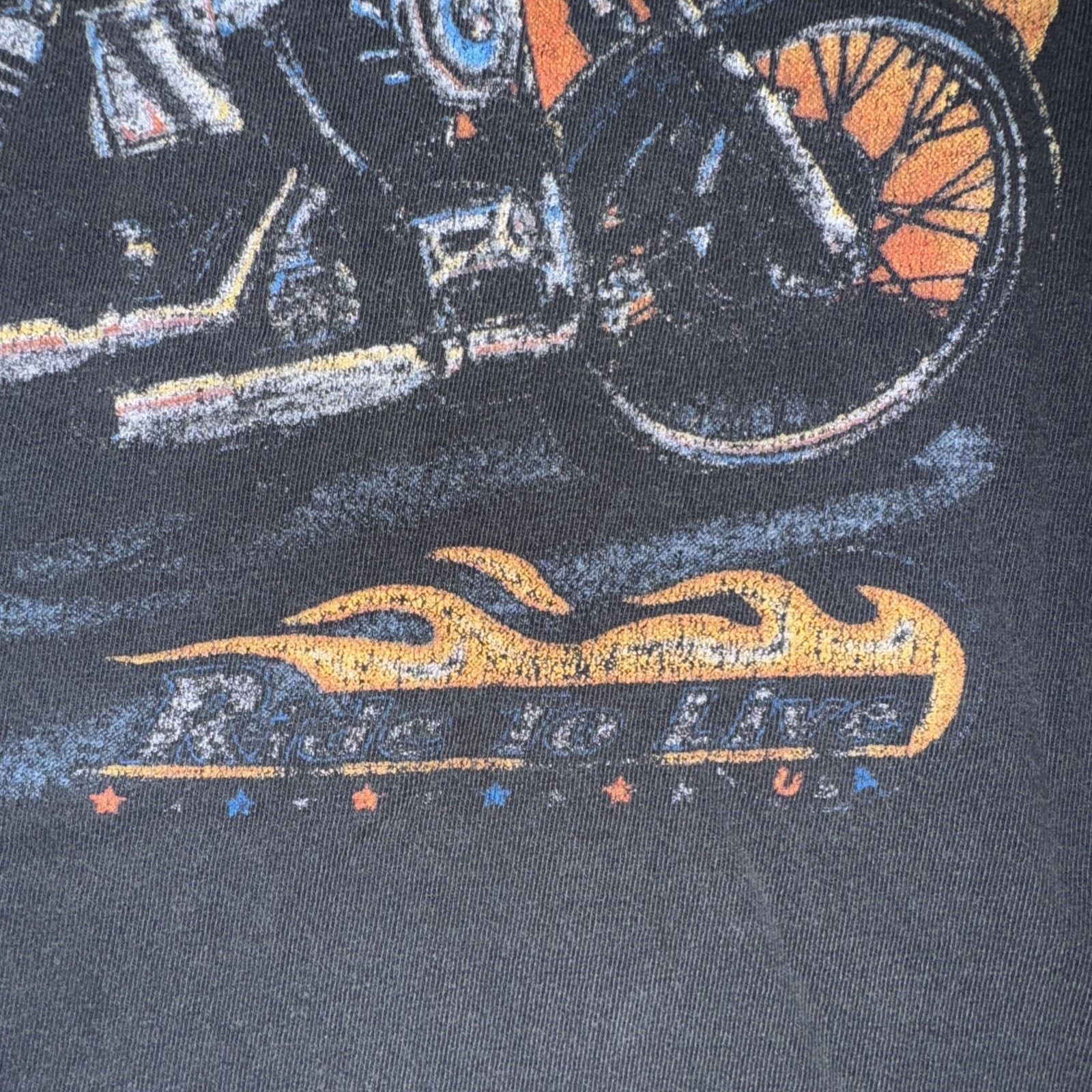 Harley Davidson × Route 66 × Vintage Vintage Harley Route 66 T-Shirt Black XL 23x26 Size US XL / EU 56 / 4 - 3 Thumbnail