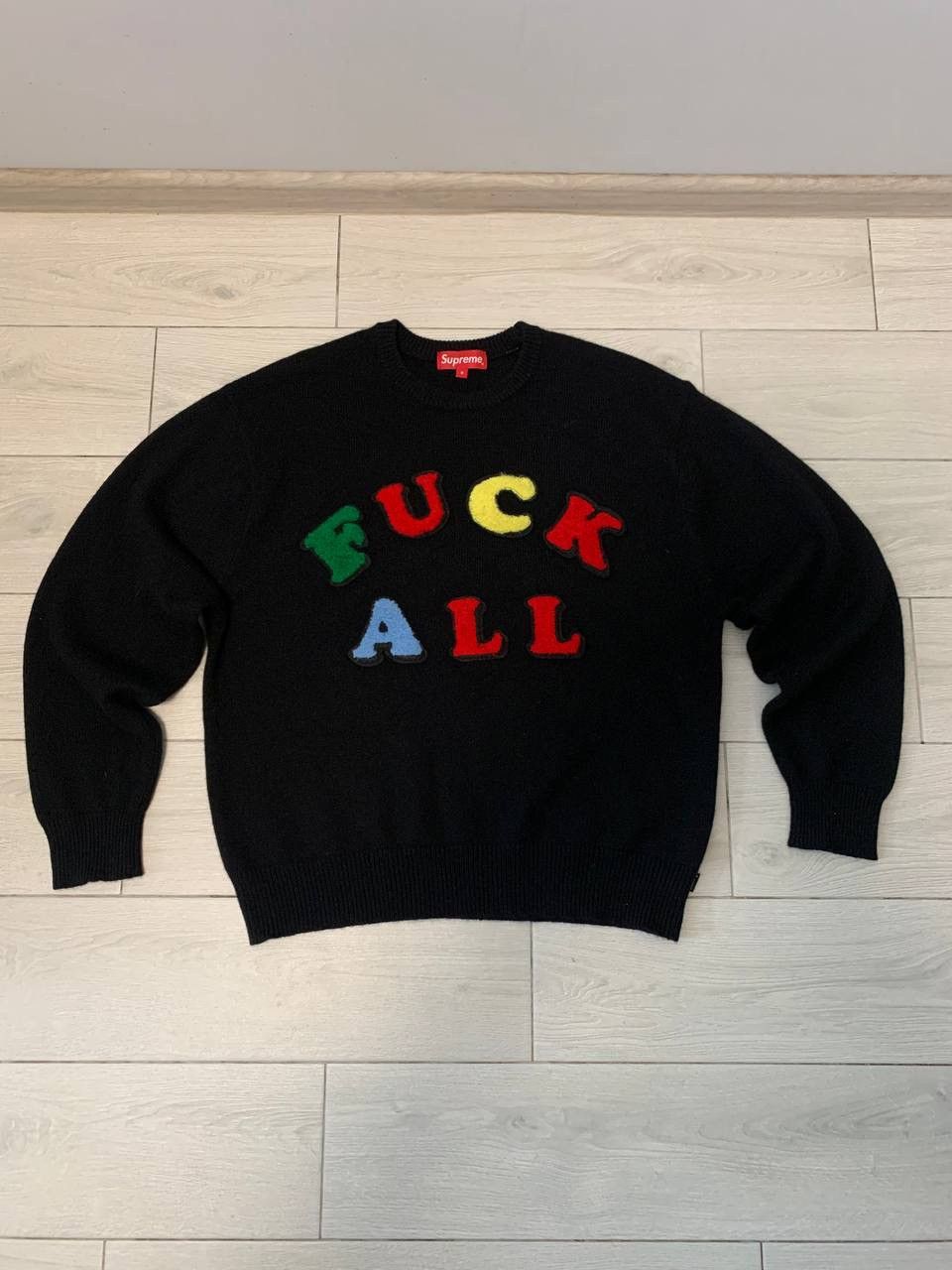 Supreme Jamie reid fuck off sweater