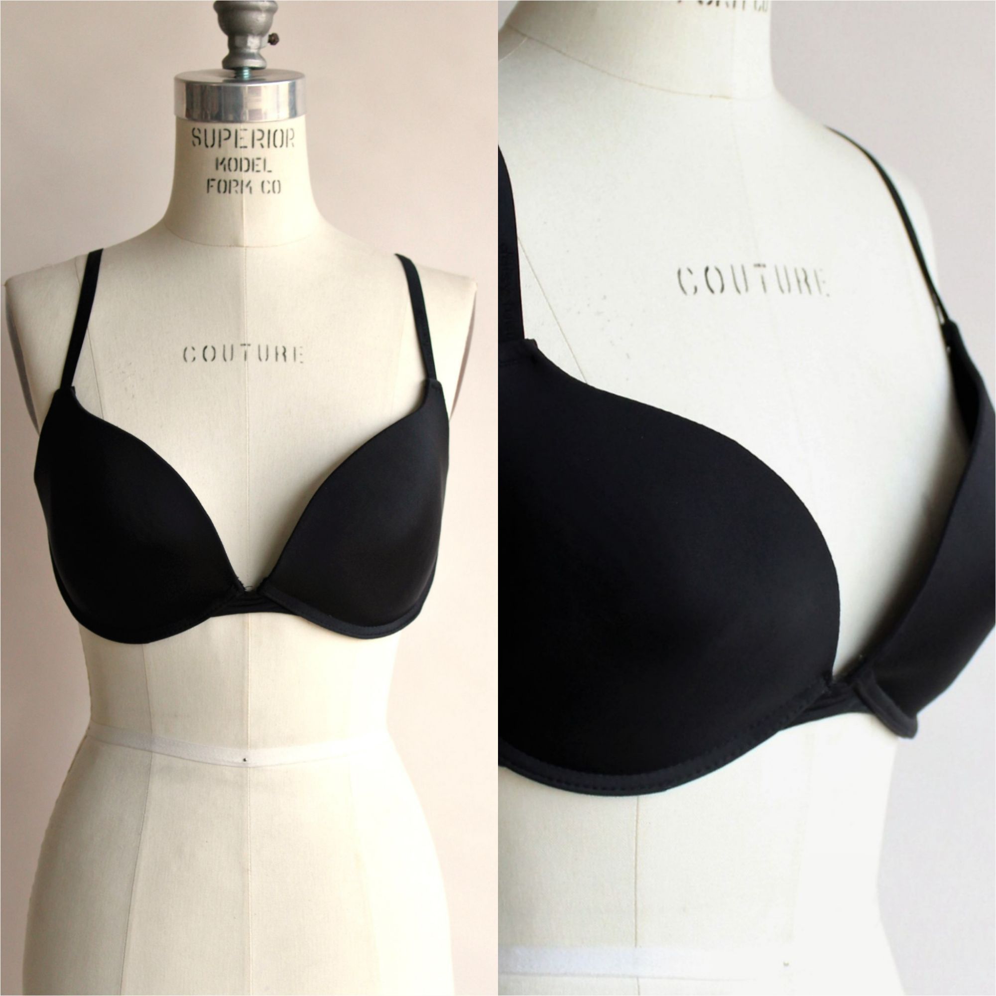 Other Push Up Bra, Black, Daisy Fuentes, Size 34D Size ONE SIZE - 1 Thumbnail