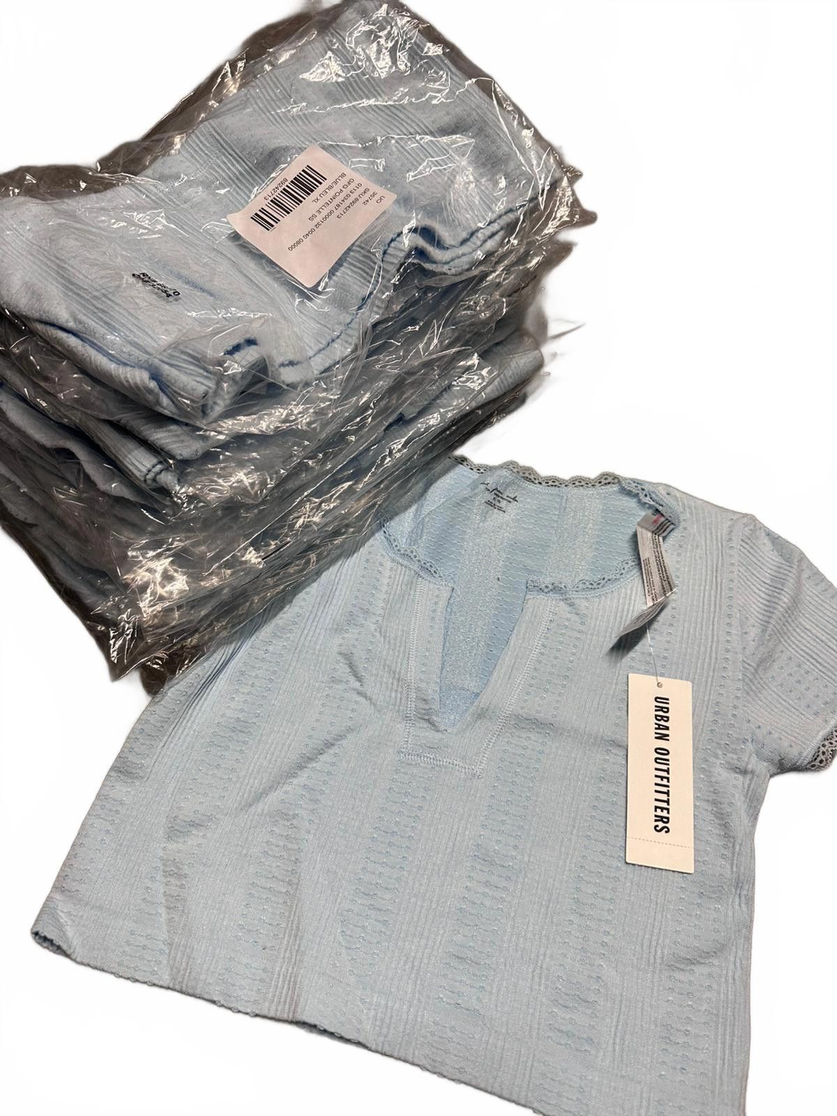 Urban Outfitters Urban Outfitters Light Blue Textured Top Size XL / US 12-14 / IT 48-50 - 5 Thumbnail