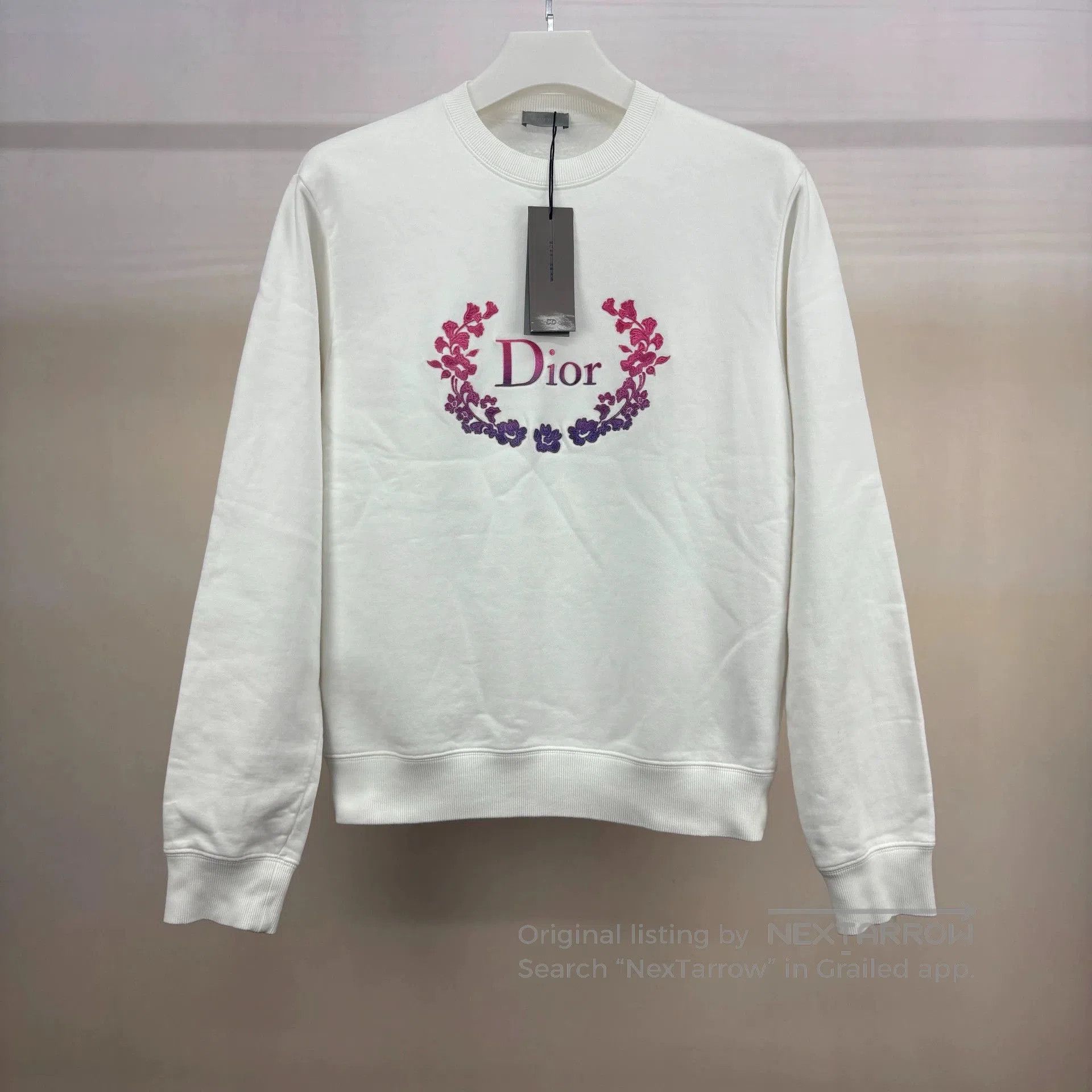 Dior dior floral embroidery logo sweatshirt. Size US L / EU 52-54 / 3 - 1 Thumbnail