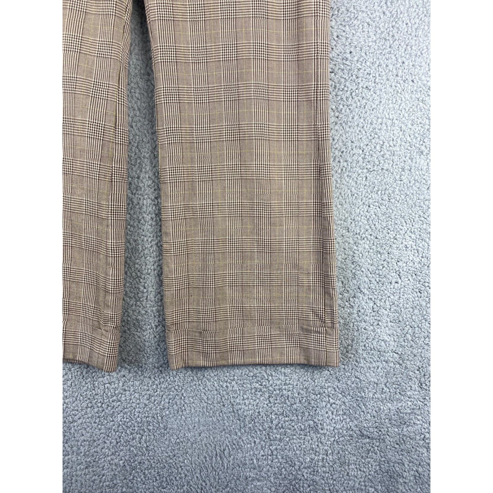 Gap VINTAGE Gap Womens Wide Leg Pants Size 8 Brown Solid Cotton Casual Clothing Women's Size 30" / US 8 / IT 44 - 3 Thumbnail