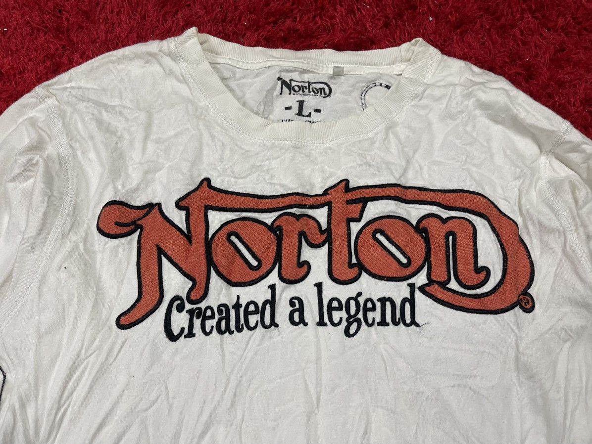 Norton Norton Motorcycles Long Sleeve Tshirt Size US L / EU 52-54 / 3 - 3 Thumbnail