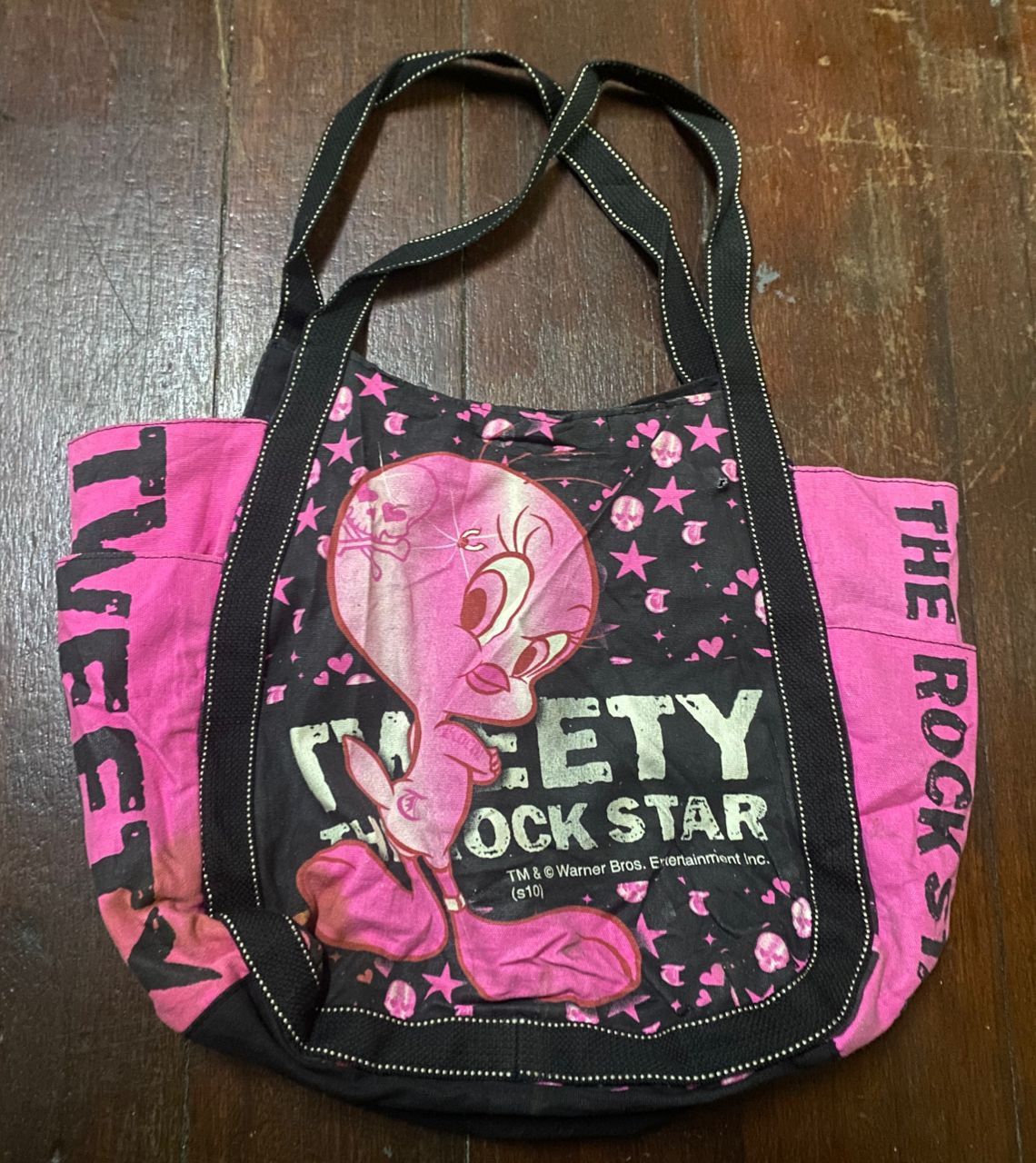 Cartoon Network × Warner Bros Tweety rock star fullprint tote bag Size ONE SIZE - 2 Thumbnail