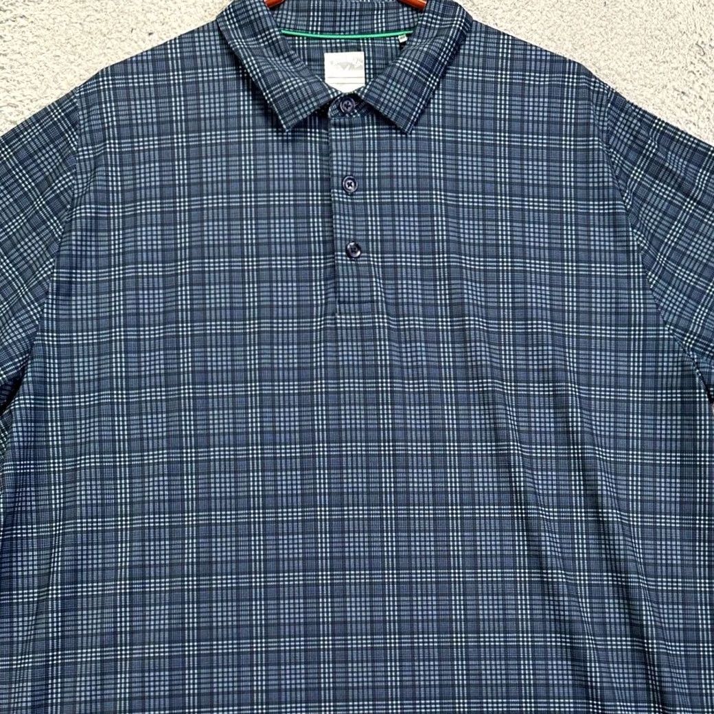 Callaway Callaway Golf Polo Shirt Mens XL Blue Plaid Short Sleeve Opti-Dri Rugby Stretch Size US XL / EU 56 / 4 - 2 Thumbnail