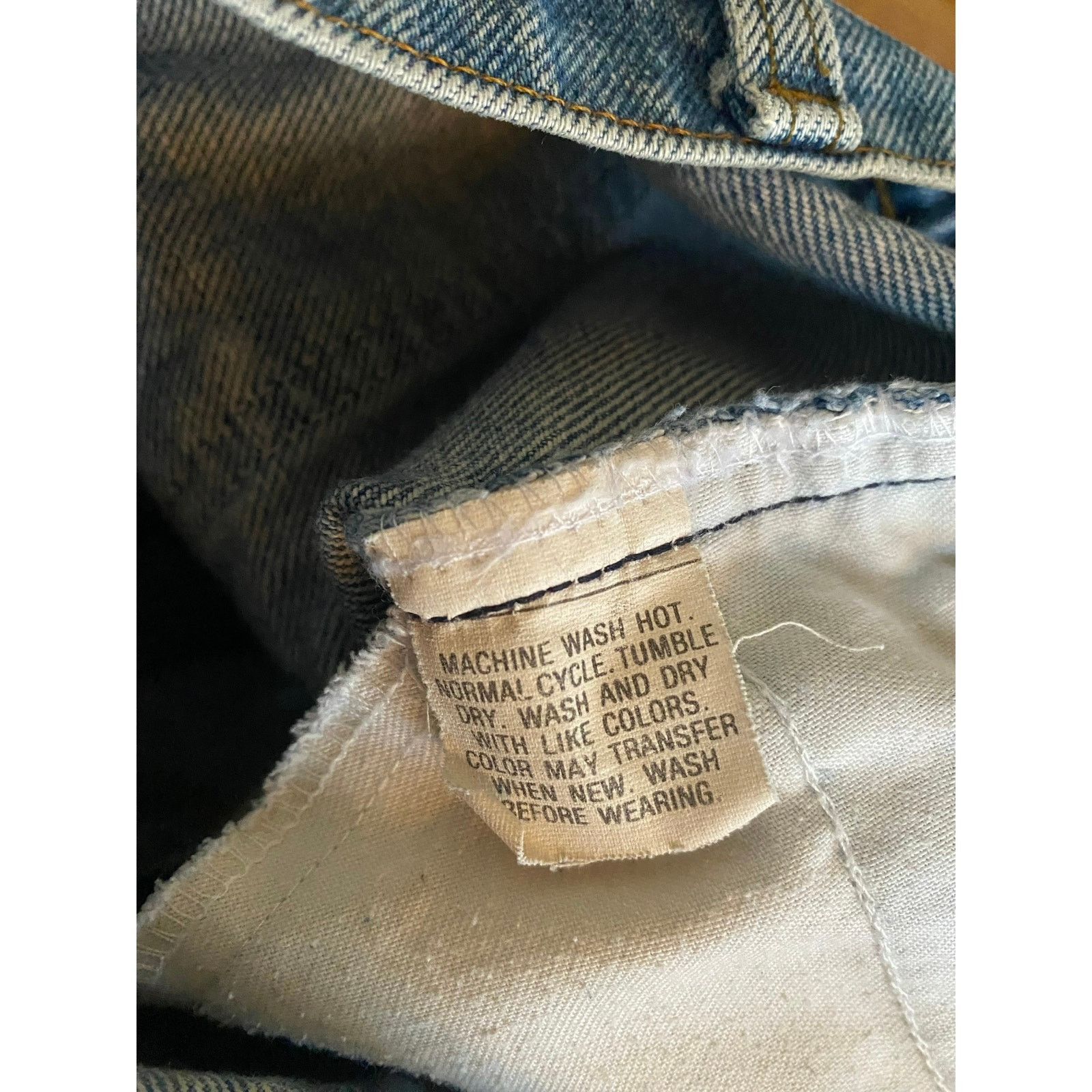Levi's × Vintage Vintage orange tab Levi’s 530 A 38(36) x 29 straight leg Size US 36 / EU 52 - 6 Thumbnail