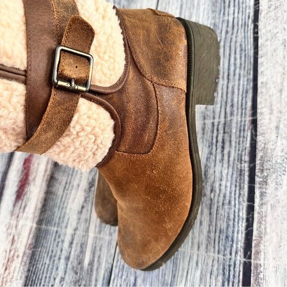 Ugg UGG Women’s Blayre Boot Shearling-Lined Leather Boots Size US 11 / IT 41 - 7 Thumbnail