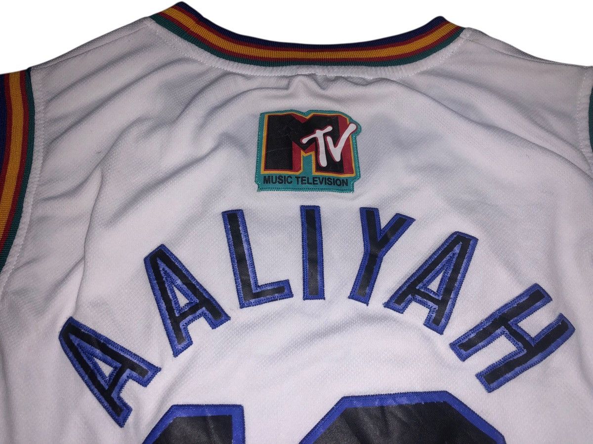 NBA MTV AALIYAH 1996 #19 Brick Layers Team MTV Basketball Jersey Size US XXL / EU 58 / 5 - 8 Thumbnail