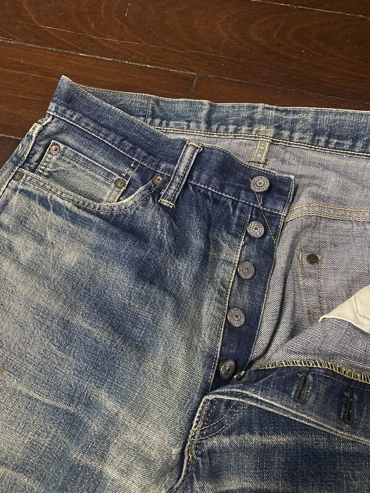 Vintage Sugar Cane Jeans Vintage Honeycomb Rusty lot 2014 rework B-1 Size US 34 / EU 50 - 17 Thumbnail