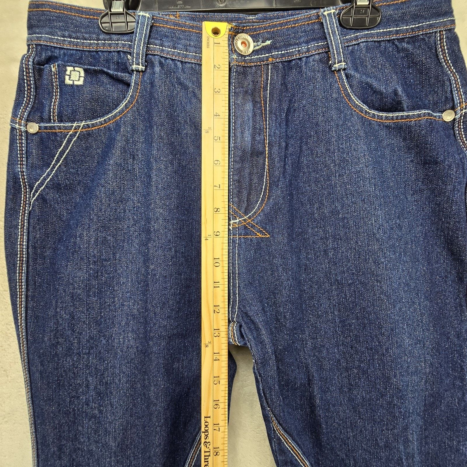 Other Vintage Notorious Big Jeans Fits 36x30 Embroidered Baggy Y2K Size US 36 / EU 52 - 16 Thumbnail