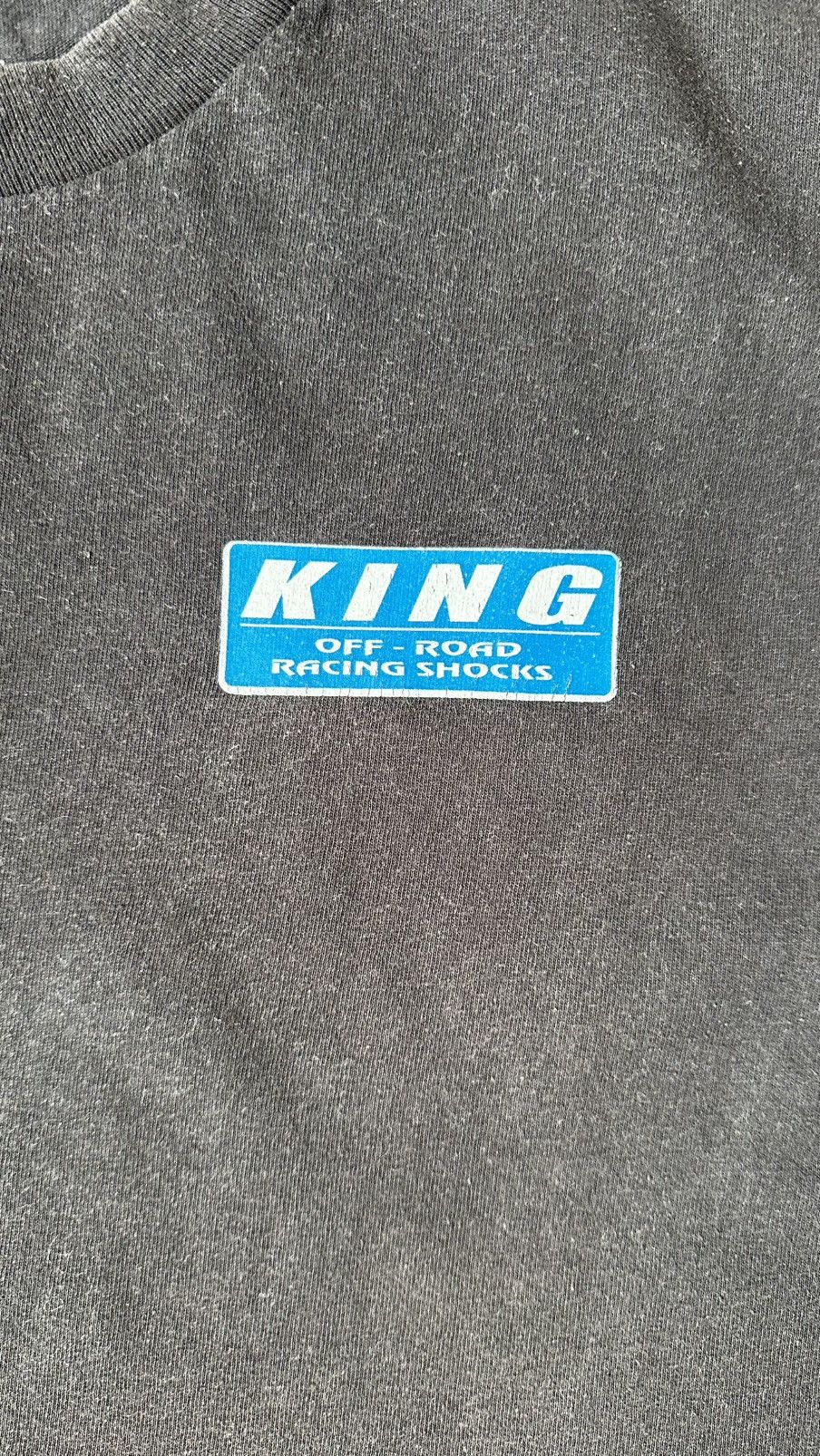 King VINTAGS SUN FADED KING SHOCKS RACING LOGO TEE Size US M / EU 48-50 / 2 - 3 Thumbnail