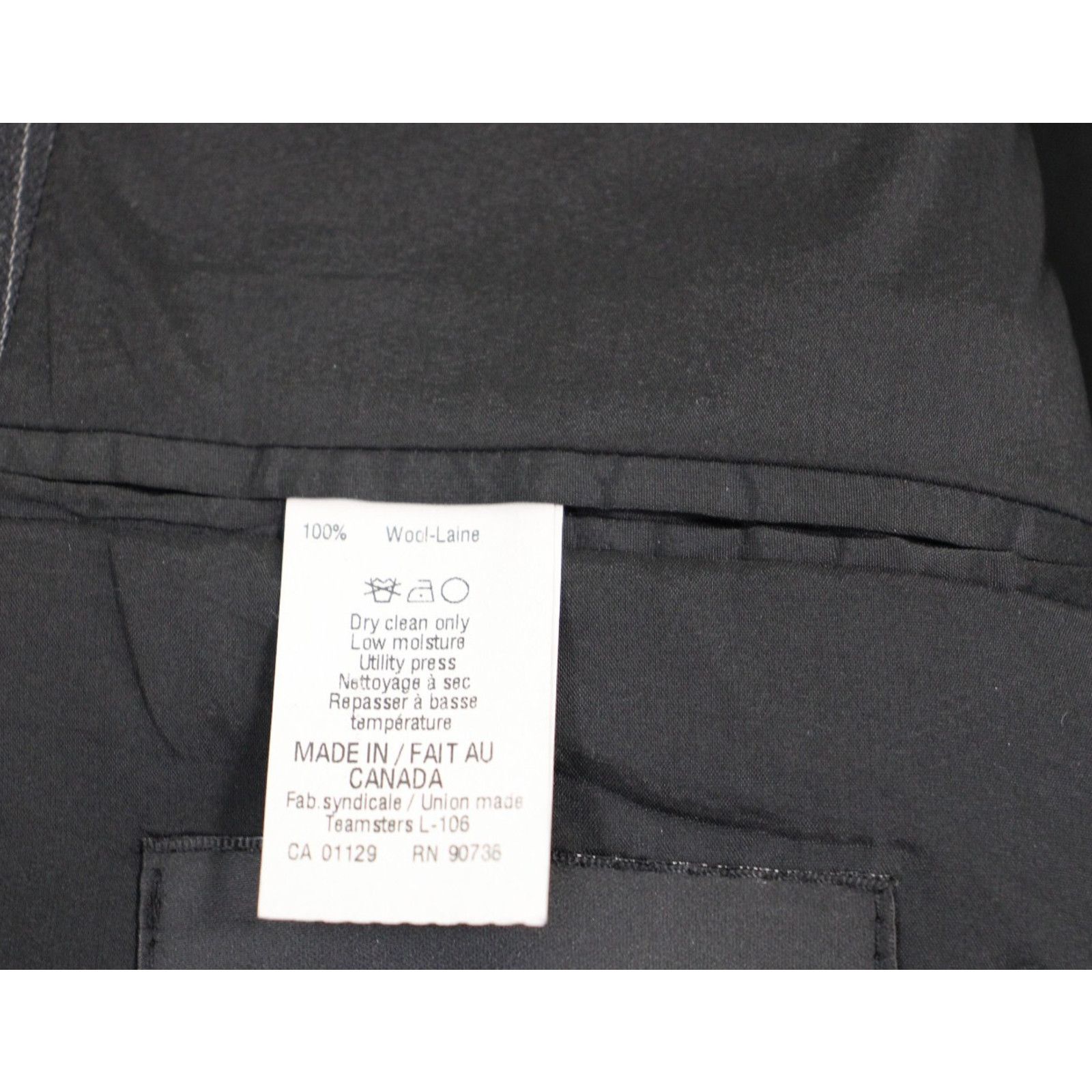 Lauren Ralph Lauren Lauren Ralph Lauren Blazert Men 40R Gray Pinstriped Wool Size 40R - 4 Thumbnail