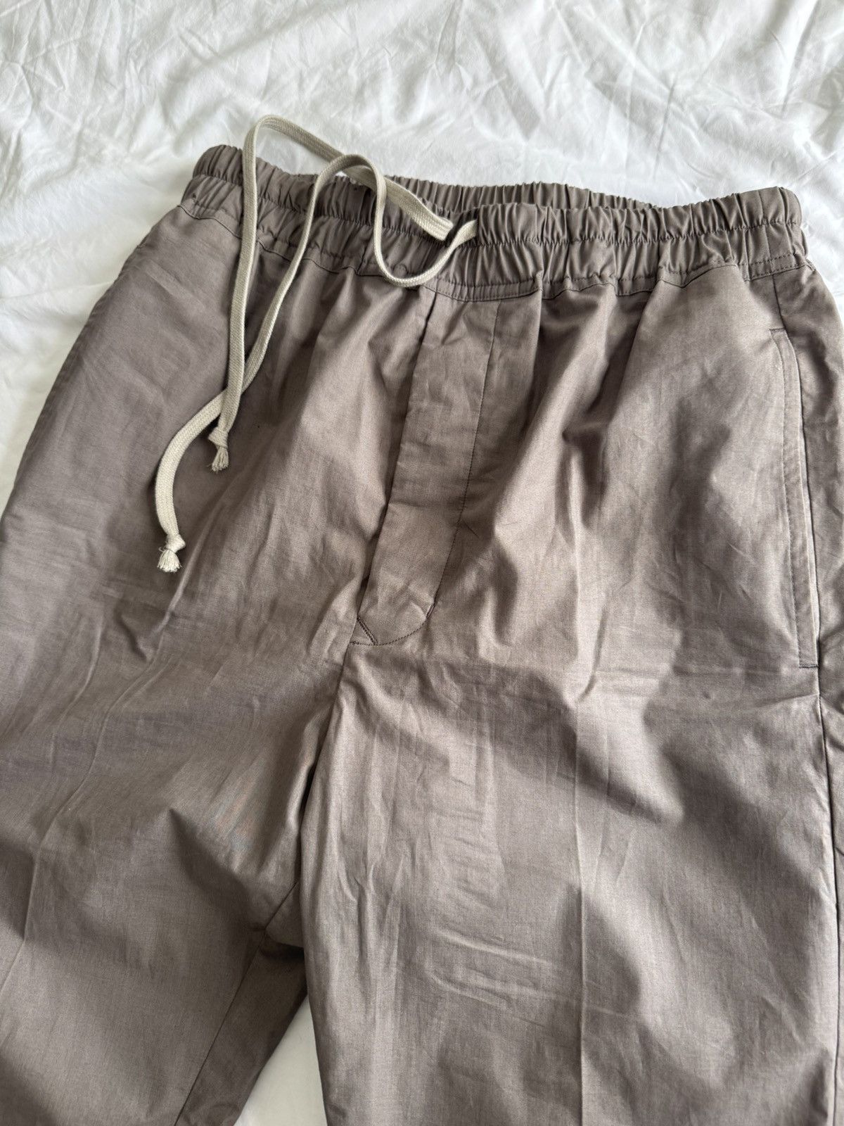 Rick Owens Dark Dust drop crotch light trouser Size US 30 / EU 46 - 5 Thumbnail