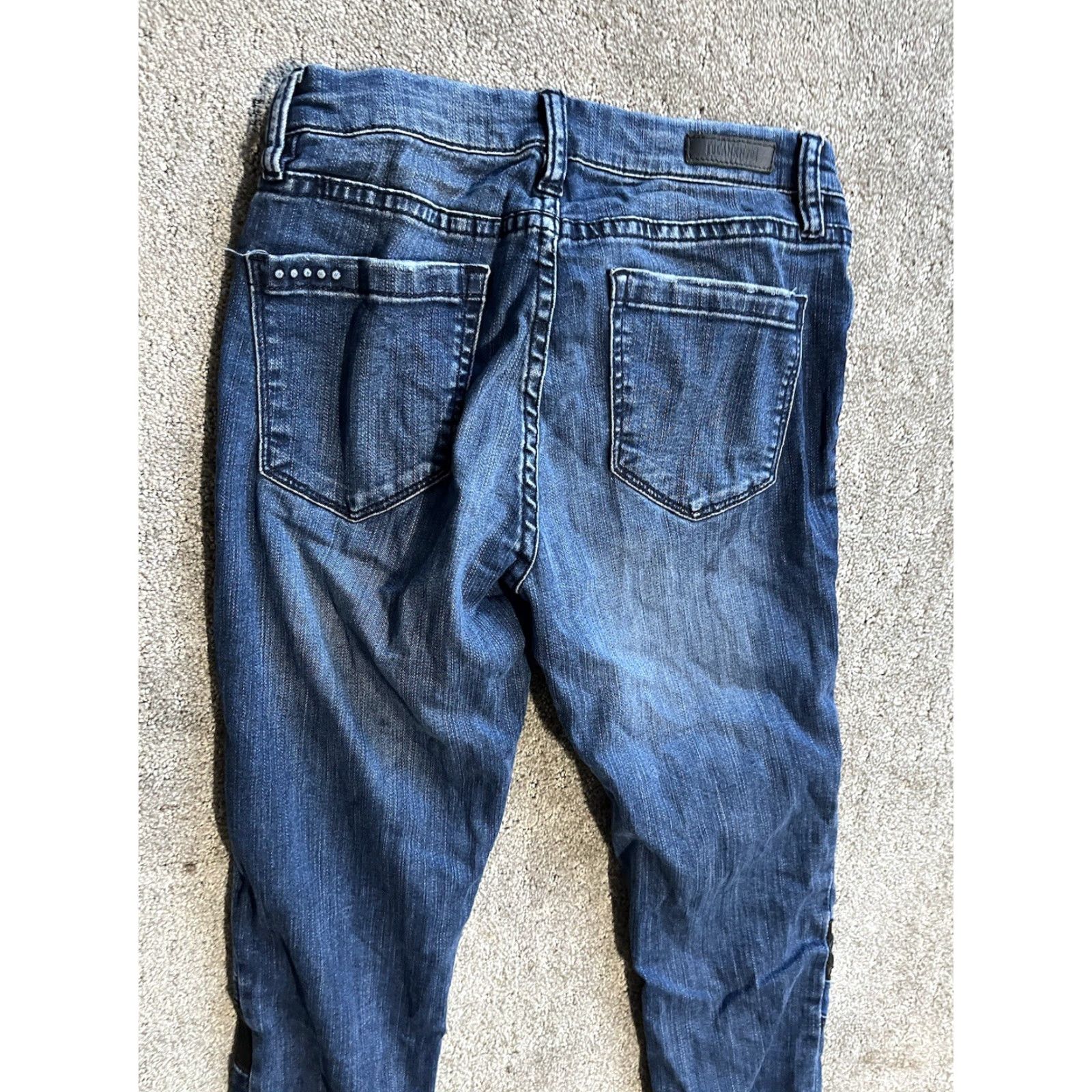 Vintage BLANKNYC Women's Skinny Classique Jeans Size 27 Everyday Blue Denim 5-Pocket Design Slim Regular California? Size 27" / US 4 / IT 40 - 2 Thumbnail