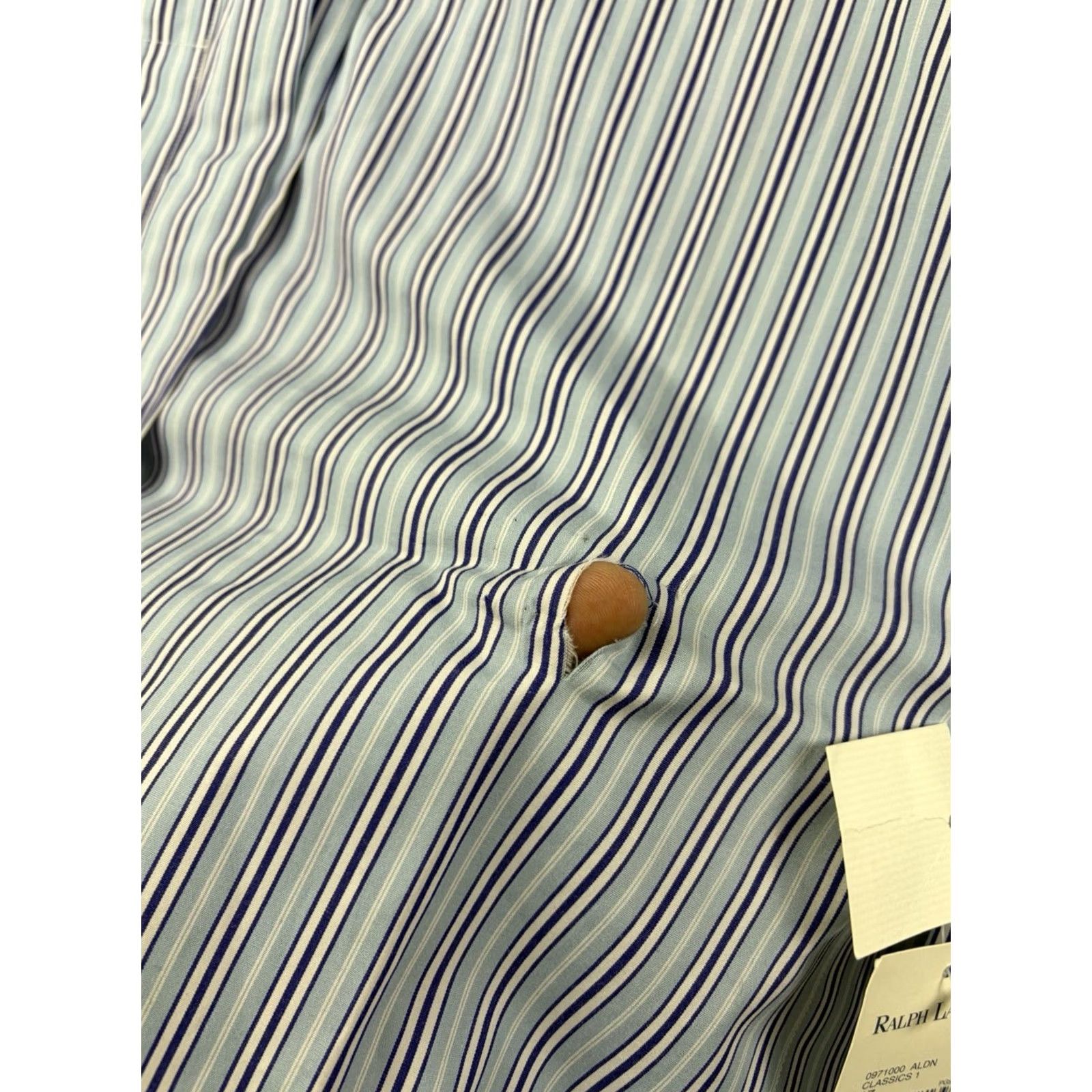 Polo Ralph Lauren VINTAGE Polo Ralph Lauren Shirt XL Men Blue Striped Classic Fit Pony 17 Hole Size US XL / EU 56 / 4 - 5 Thumbnail