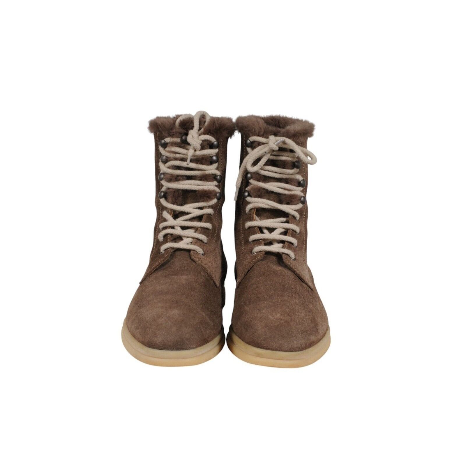 Loro Piana Snow Dream Beaver Fur Lined Boots - 02509 Size US 8.5 / EU 41-42 - 8 Thumbnail