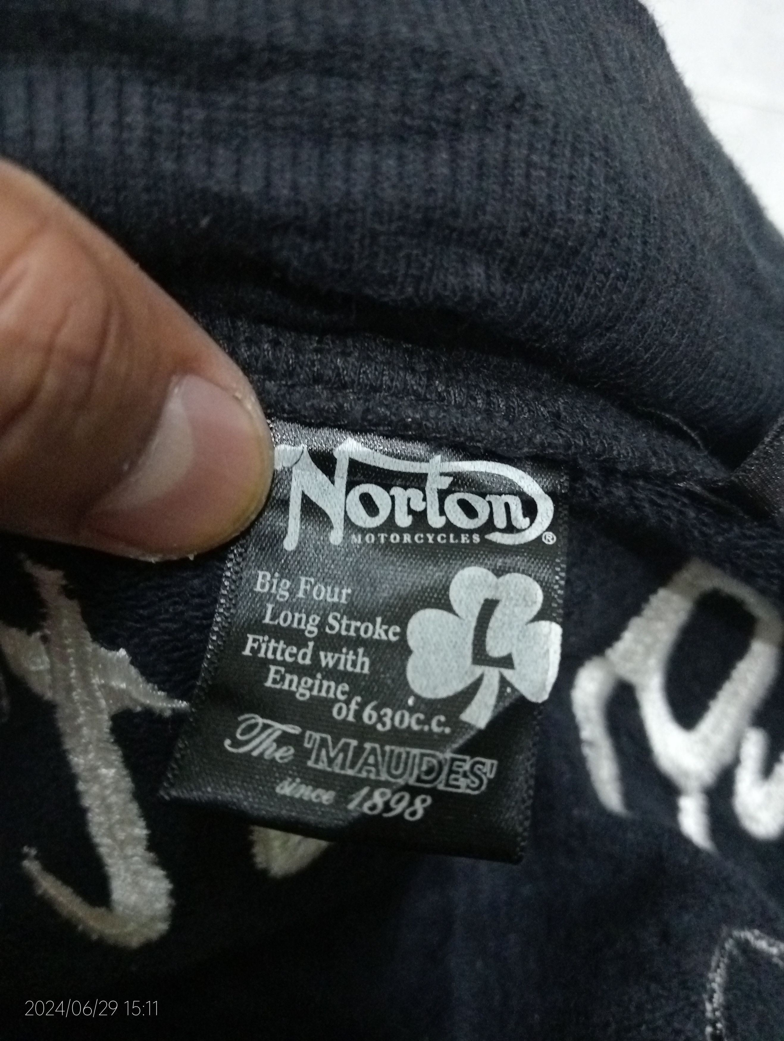 Norton Vintage Norton Motorcycles Speed Club Pullover Zipper Hoodie Size US L / EU 52-54 / 3 - 11 Thumbnail