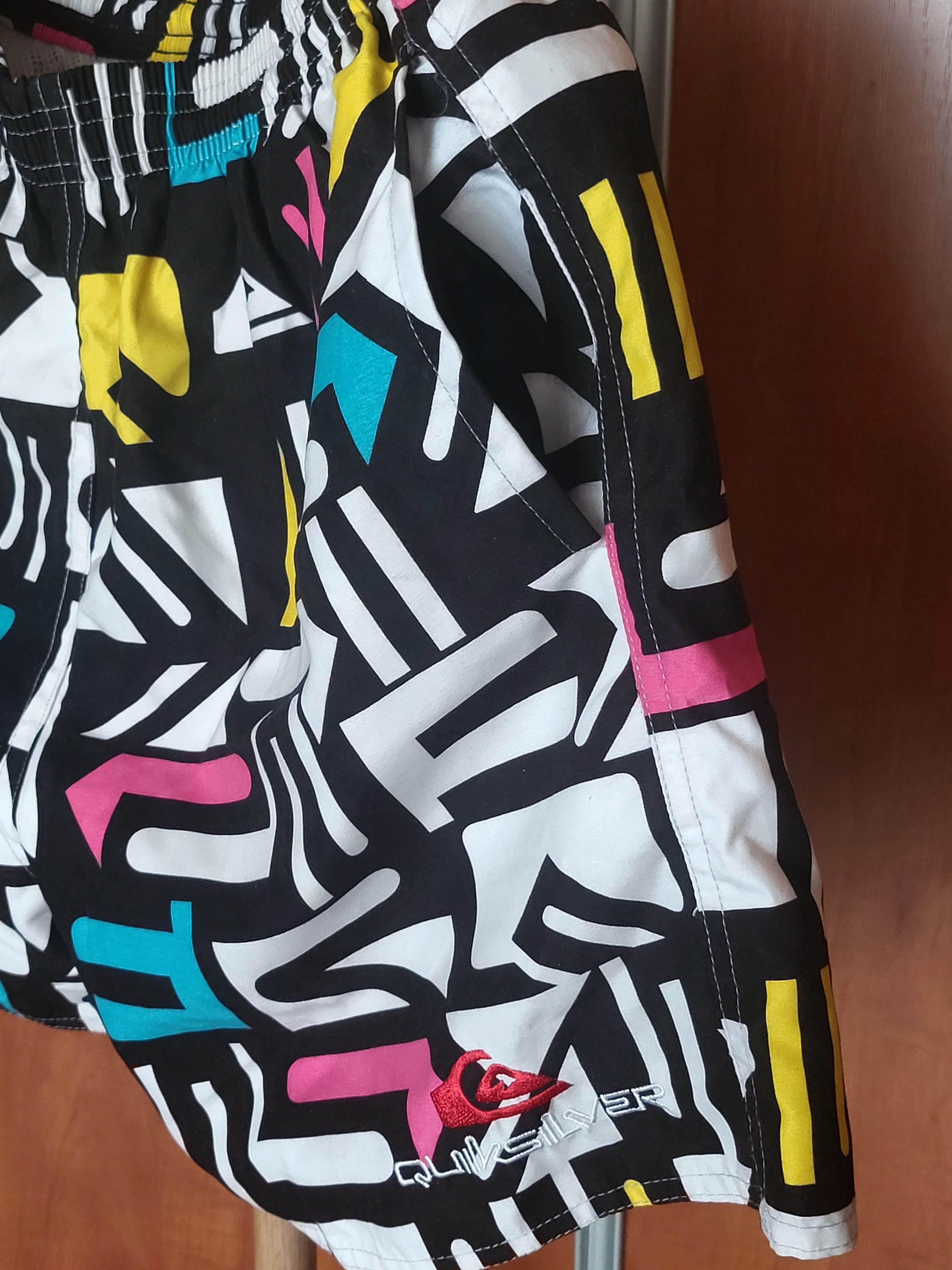 Quiksilver Quiksilver avangard design multicolor shorts beach Size US 34 / EU 50 - 4 Thumbnail