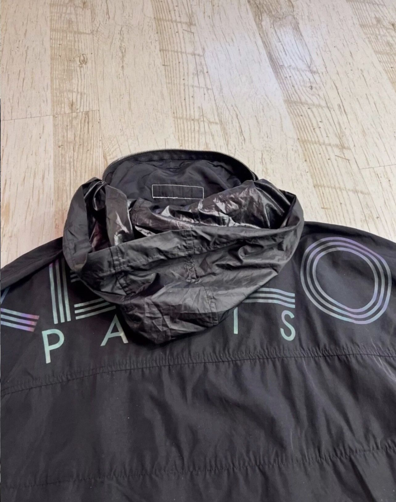 Kenzo Kenzo Lightweight Nylon Bomber Jacket Windbreaker Big Logo Size XS / US 0-2 / IT 36-38 - 10 Thumbnail