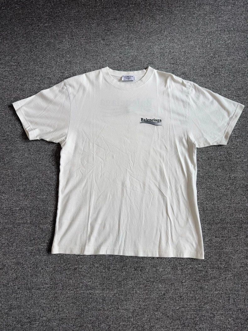 Balenciaga Balenciaga Solid Letter Embroidered Casual Round Neck Shor Size XS / US 0-2 / IT 36-38 - 1 Thumbnail