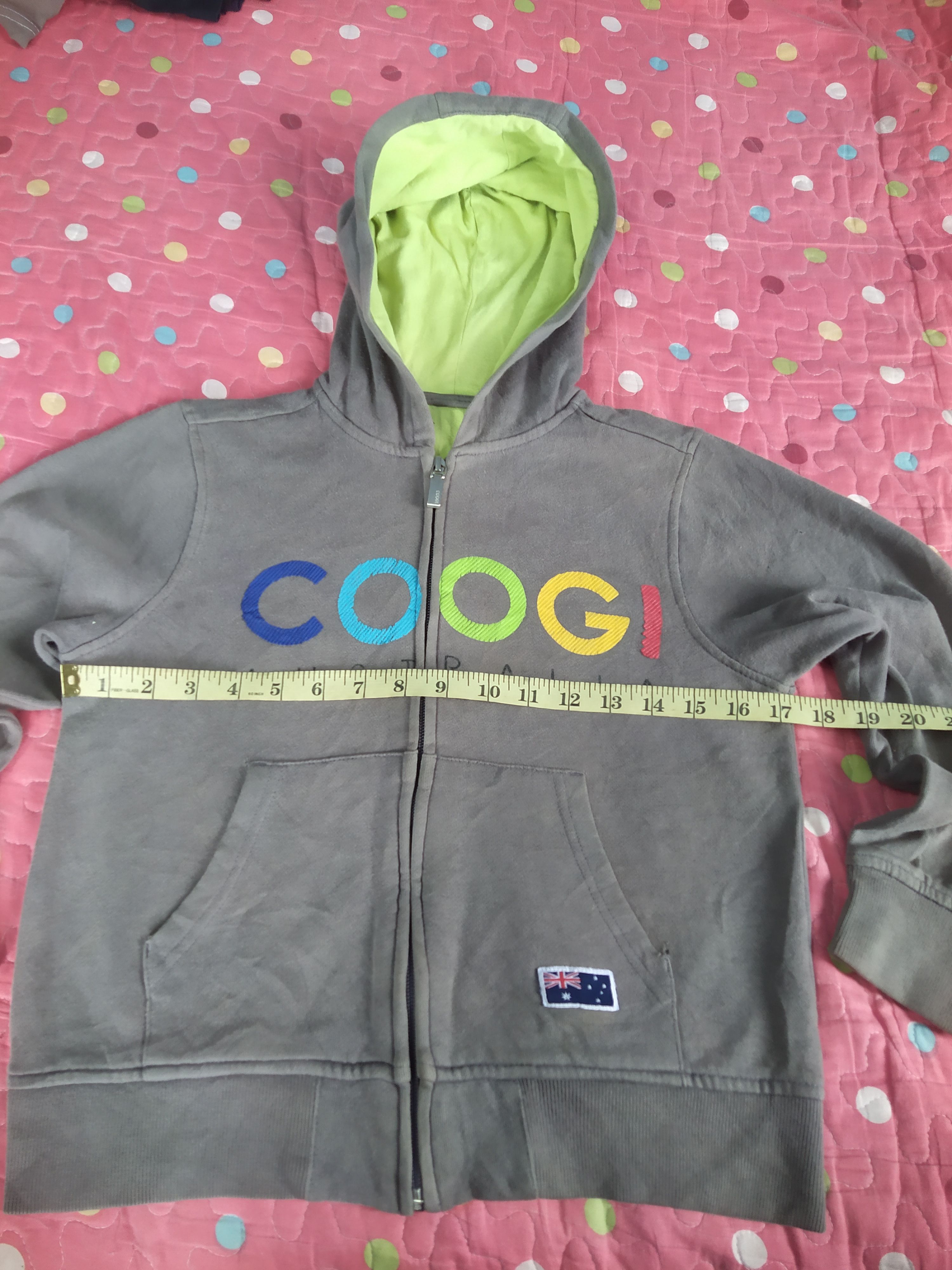 Coogi Coogi Australia Grey Full-Zip Hoodie with Multi-Color Logo Size US S / EU 44-46 / 1 - 9 Thumbnail