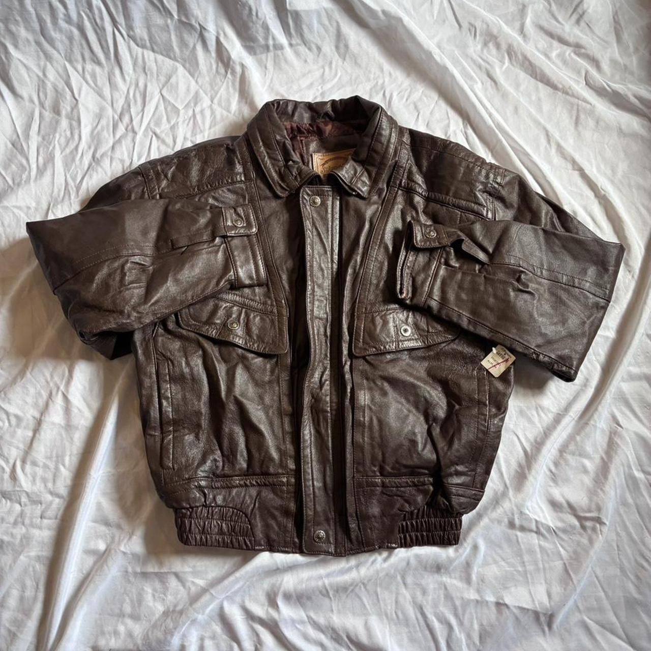 St. Johns Bay JC Penney St. John’s Bay Authentic Leather Bomber Jacket Size M / US 6-8 / IT 42-44 - 1 Thumbnail