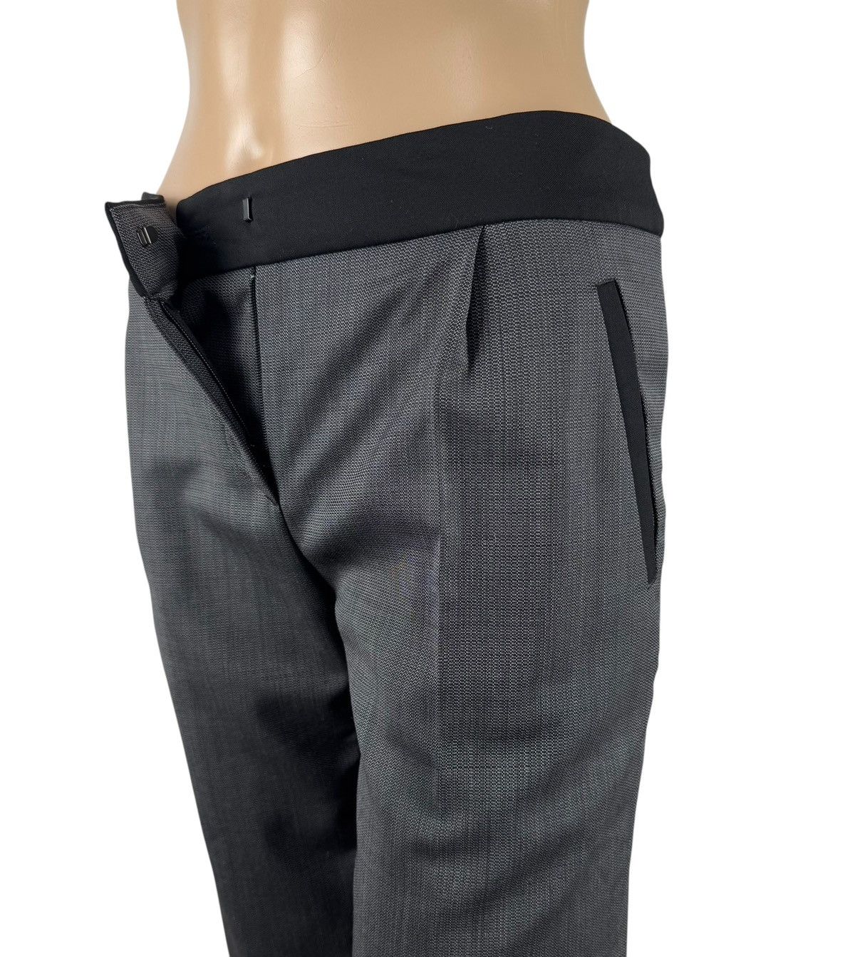 Balenciaga Balenciaga Paris Wool Dress Pants Ankle Zip size 34 Size 24" / US 00 / IT 34 - 9 Thumbnail
