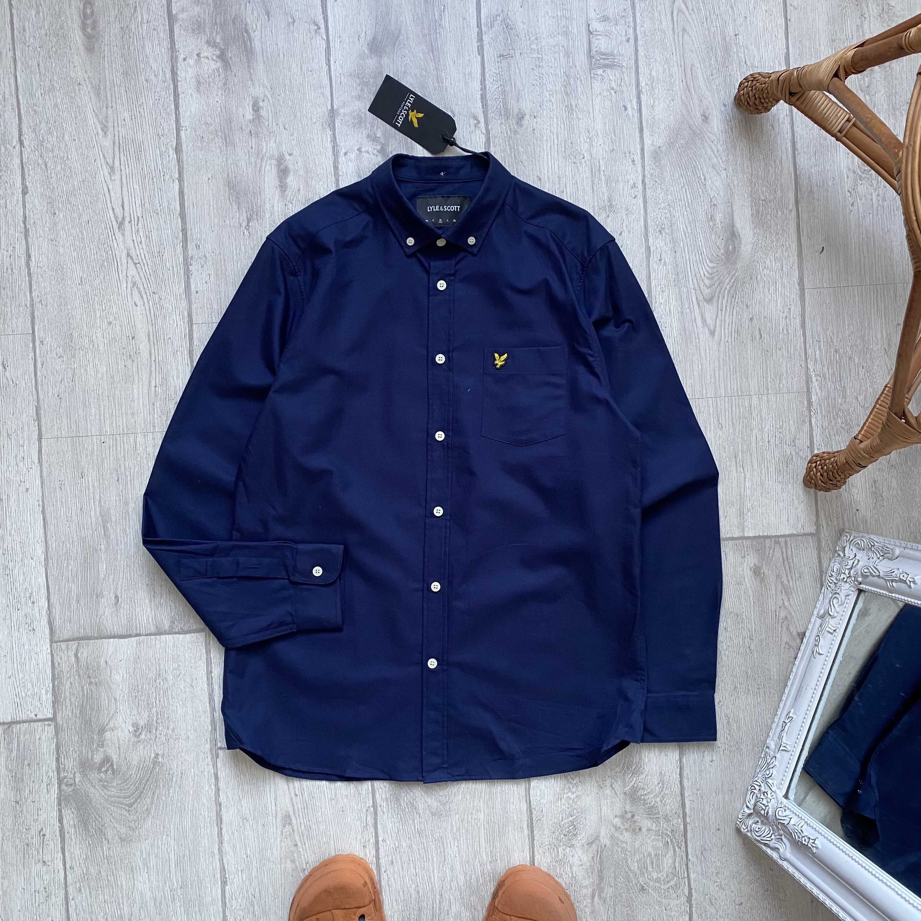 Lyle & Scott 🦅 RRP 120$ Lyle & Scott Vintage Oxford Classic Shirt Size US M / EU 48-50 / 2 - 5 Thumbnail