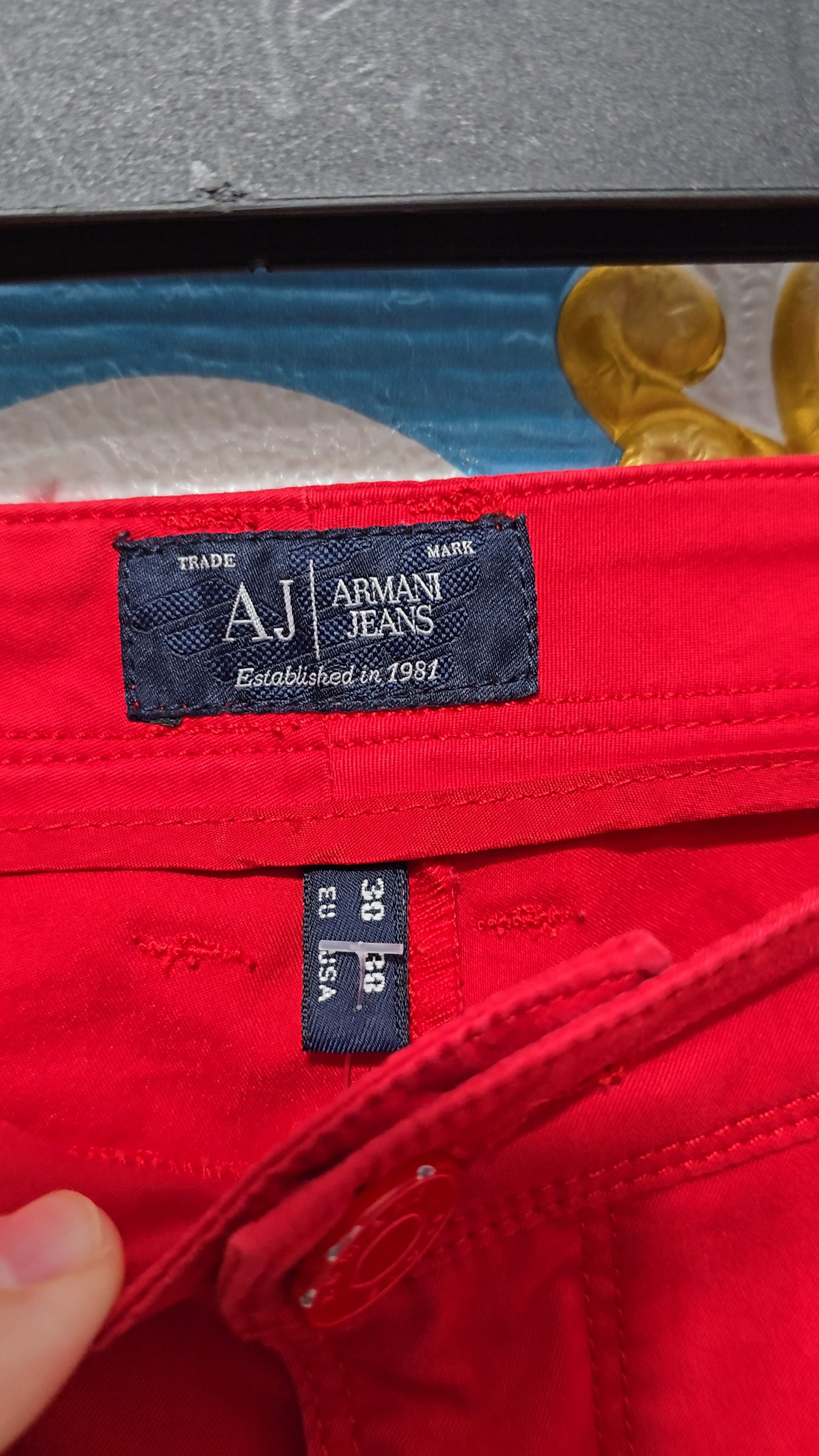 Giorgio Armani GIORGIO ARMANI JEANS, RED color w30 size MEDIUM Size 30" / US 8 / IT 44 - 7 Thumbnail