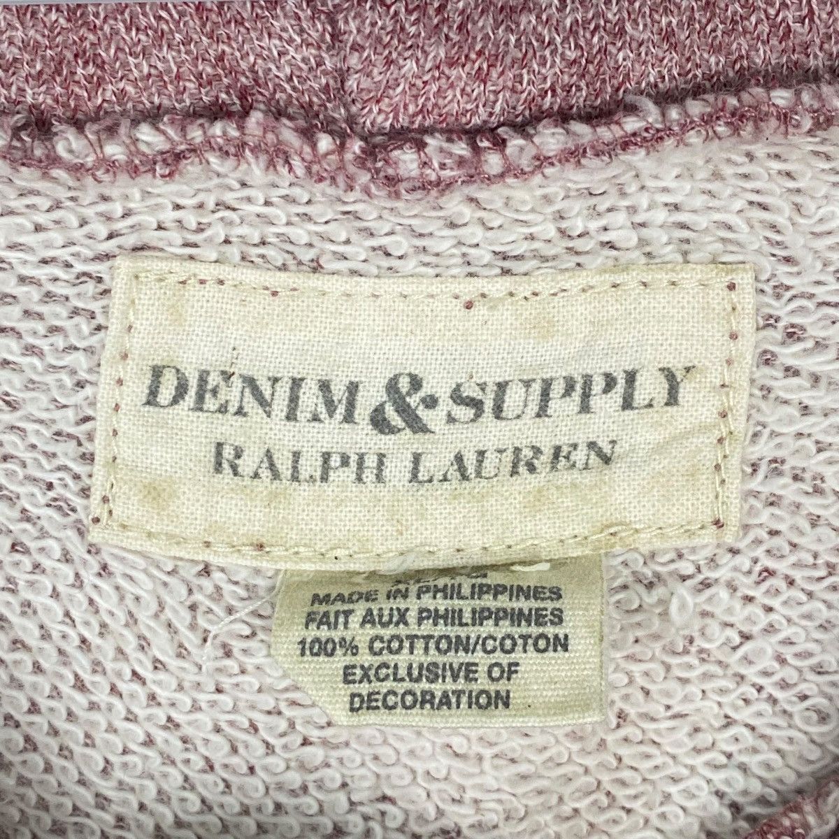 Other Vintage Denim Supply Ralph Lauren Hoodie Sweater Big Logo Size US XL / EU 56 / 4 - 5 Thumbnail