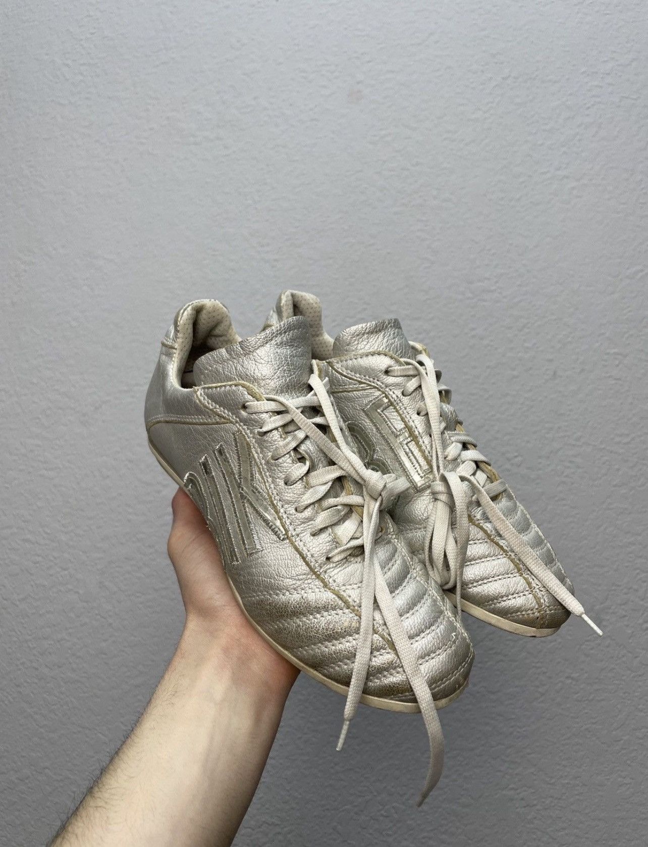 If Six Was Nine Vintage Italian Dirk Bikembergs Leather Sneakers Shoes Size US 6 / EU 39 - 3 Thumbnail