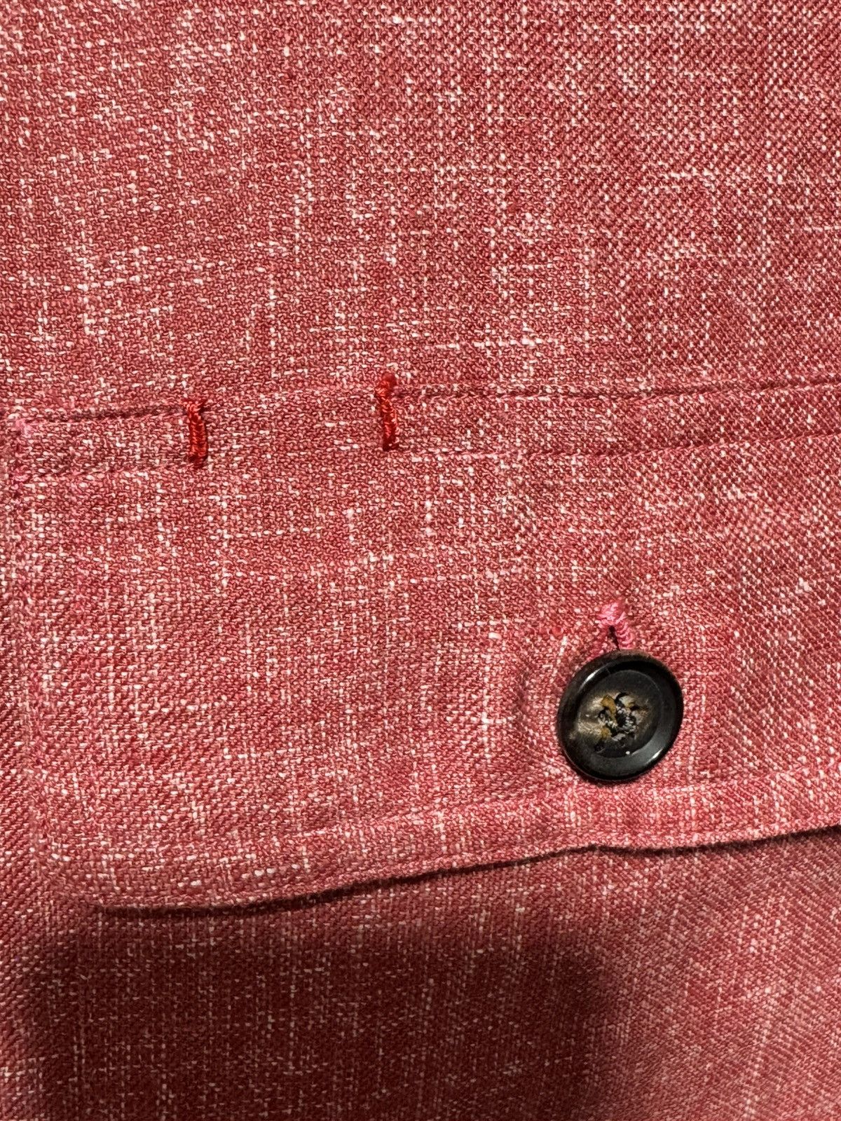 Isaia Napolii Isaia Napoli Men’s Melange Textured Overshirt Size US S / EU 44-46 / 1 - 3 Thumbnail