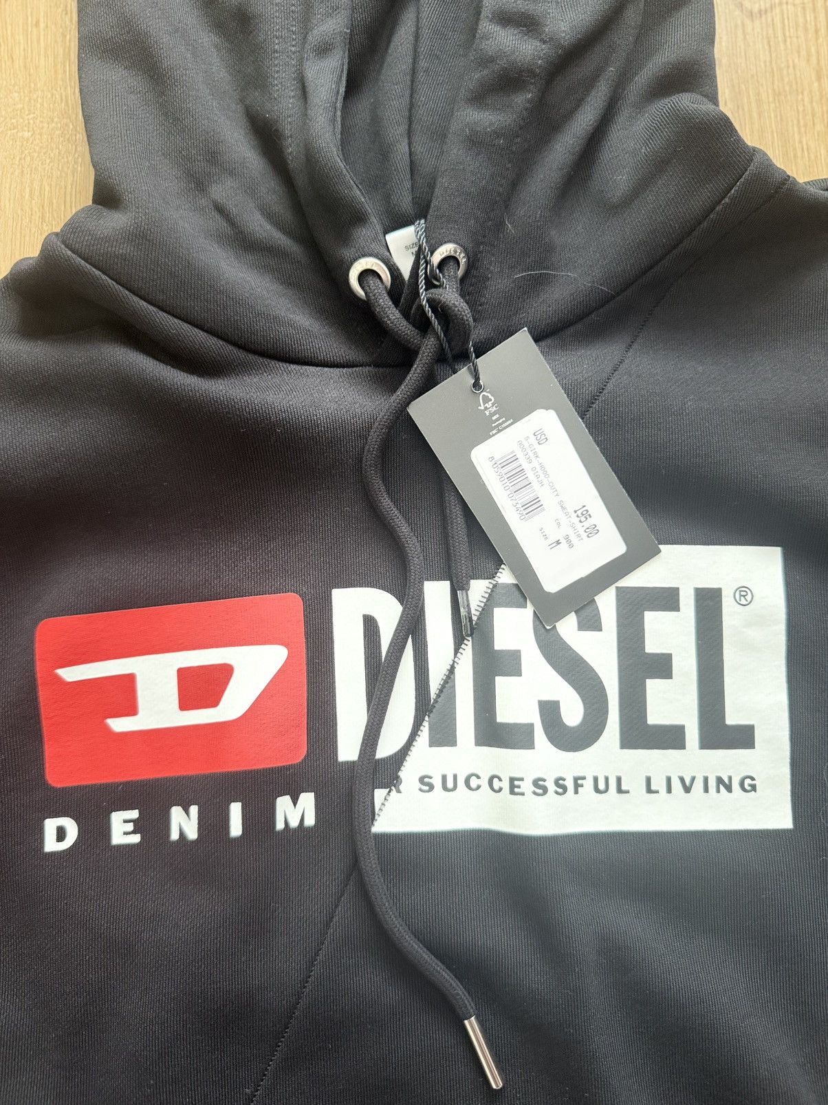 Diesel Diesel Half-Cut Hoodie Size US M / EU 48-50 / 2 - 3 Thumbnail