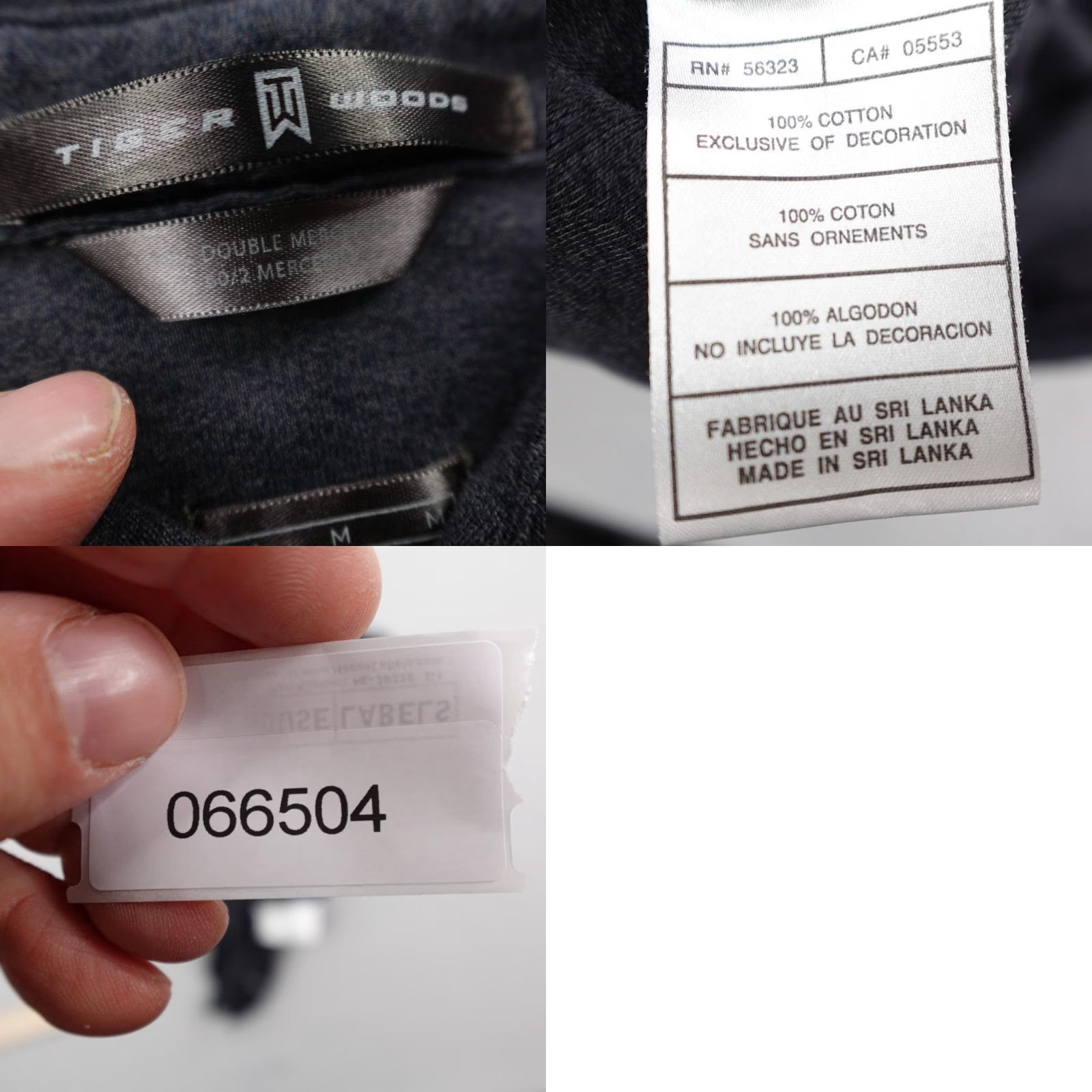 Vintage Nike Tiger Woods Shirt Mens Medium Charcoal Gray Performance Golf Button Up Camp Shirt Size US M / EU 48-50 / 2 - 8 Thumbnail