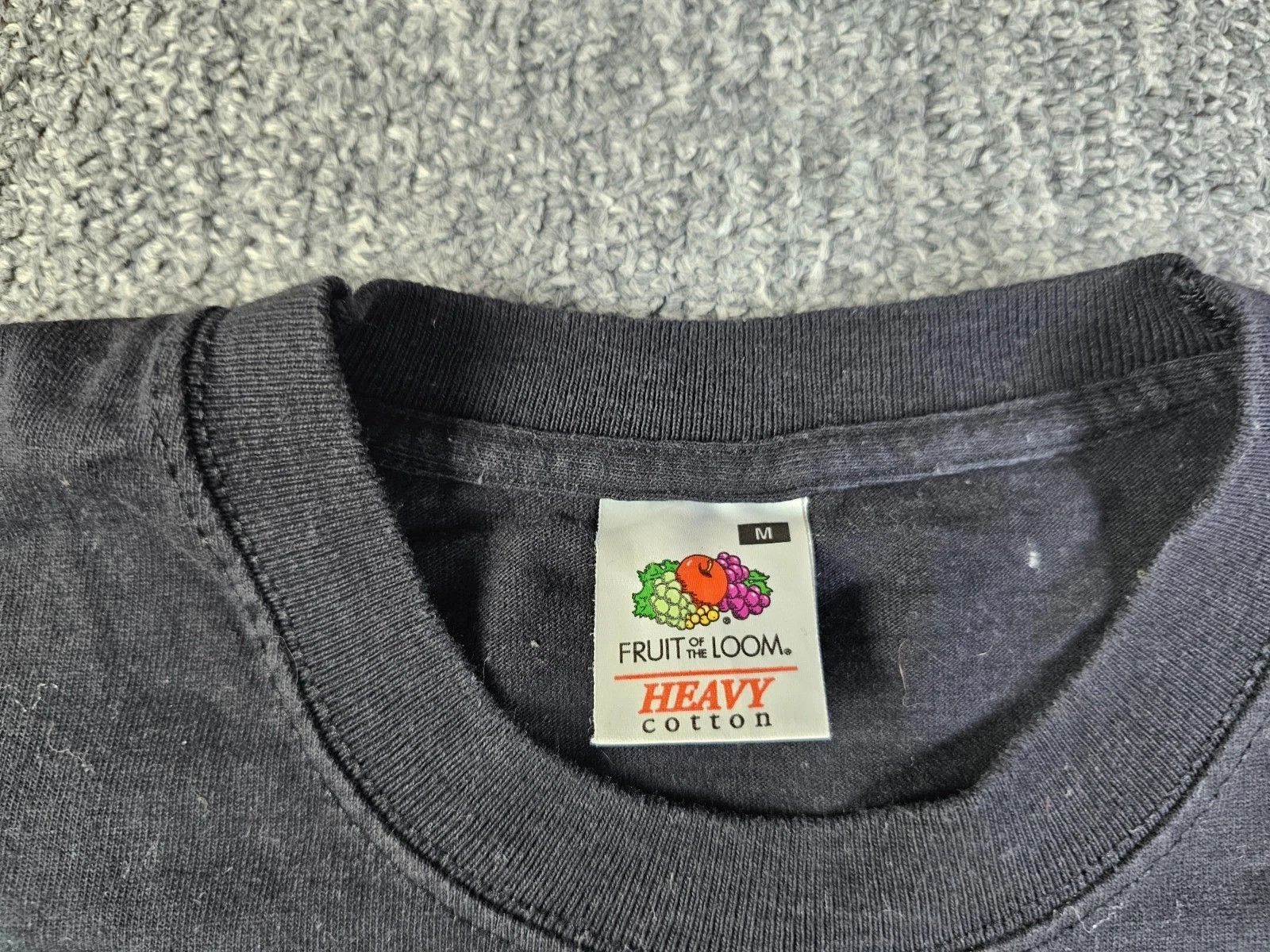 Fruit Of The Loom Vintage 90s Elvis Presley Portrait Graphic Tee Black FOTL M Size US M / EU 48-50 / 2 - 4 Thumbnail