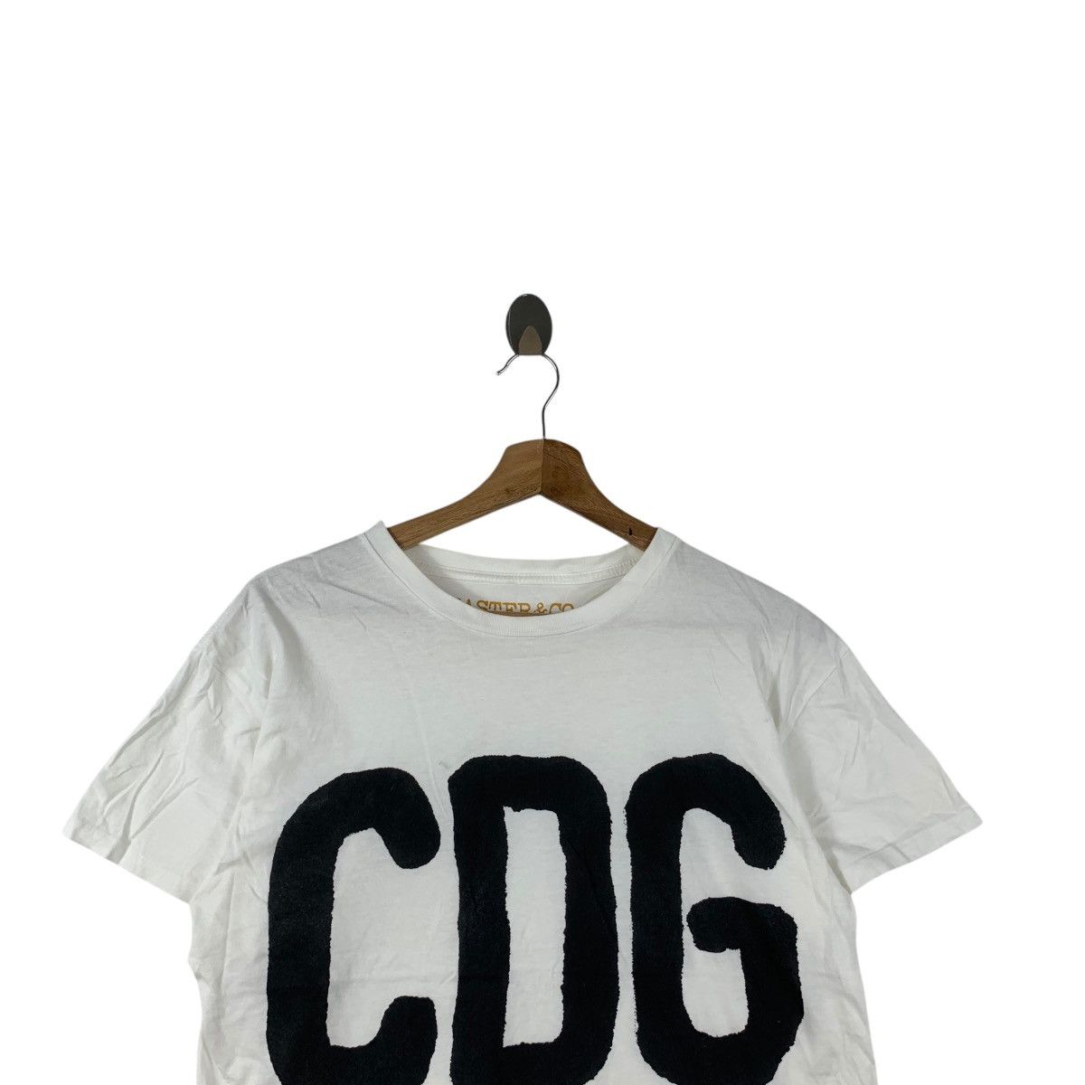 Vintage CDG MASTER CO. Japan Designer Logo Baggy Tee Shirt Top Size S / US 4 / IT 40 - 2 Thumbnail