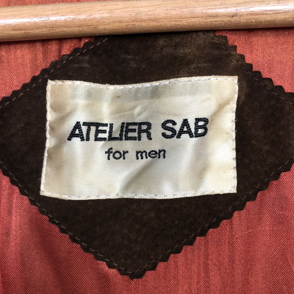 Japanese Brand 📌Vintage Leather Jacket Atelier Sab For Men Issey Miyake Size US M / EU 48-50 / 2 - 20 Thumbnail