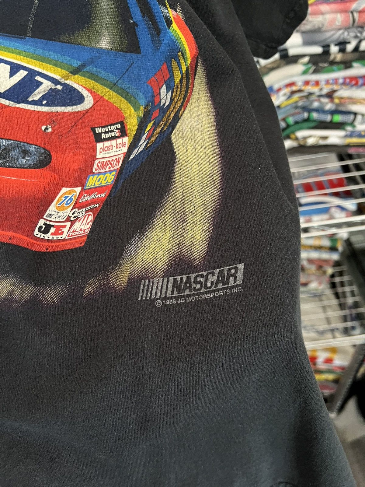Chase Authentics 1998 Jeff Gordon #24 NASCAR Night Warrior NUTMEG Tee Size US XXL / EU 58 / 5 - 5 Thumbnail