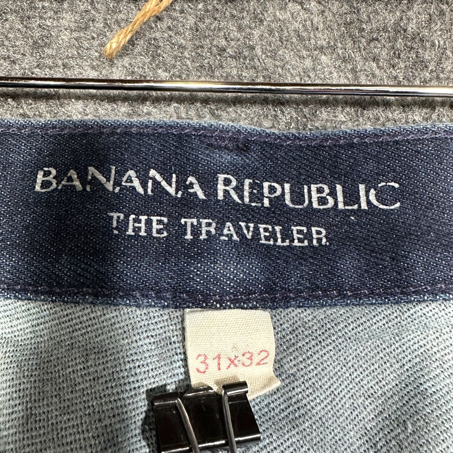 Banana Republic Banana Republic Jeans Mens 31 The Traveler Slim Fit Pockets Cotton Stretch Jeans Size US 31 - 5 Thumbnail