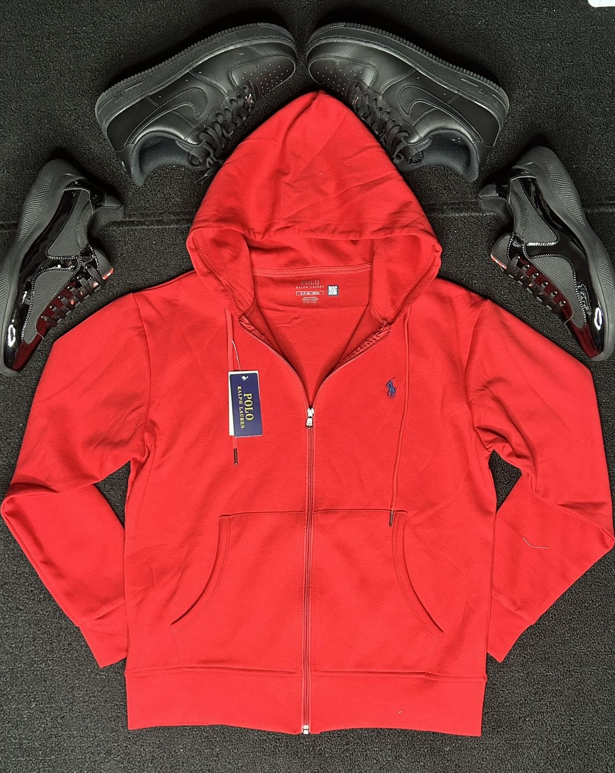 Polo Ralph Lauren Polo Ralph Lauren Men's Double-Knit Full-Zip Hoodie Size US M / EU 48-50 / 2 - 4 Thumbnail