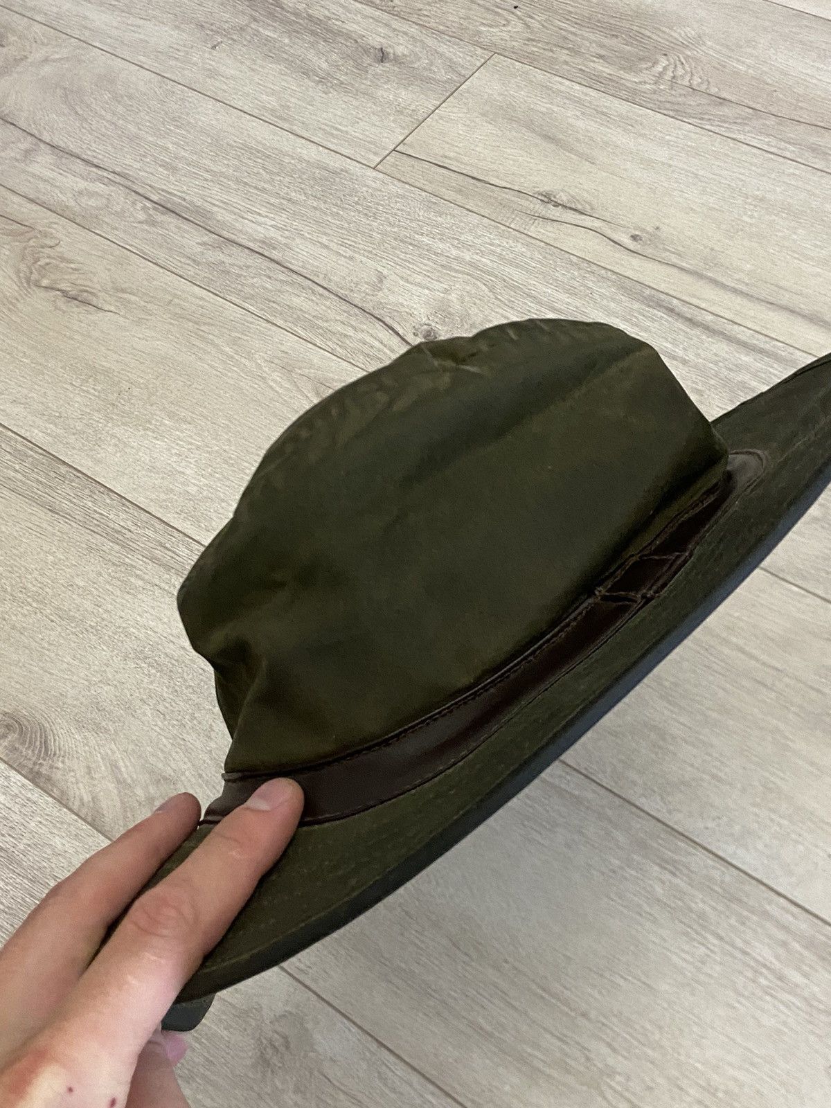 Barbour Vintage 90s Barbour Bucket Cap Hat Streetwear Нуре Size ONE SIZE - 10 Thumbnail
