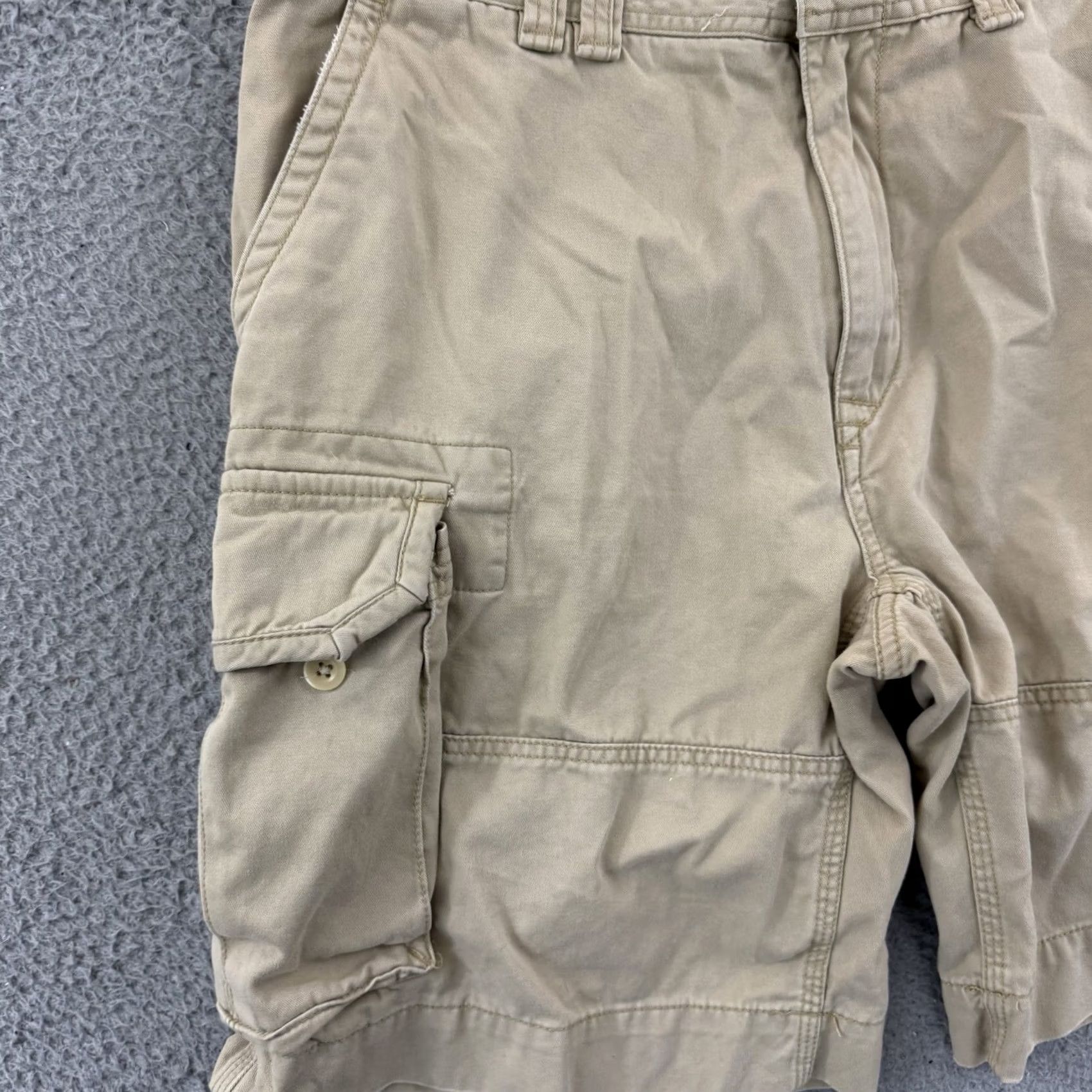 Ralph Lauren VINTAGE Polo Ralph Lauren Cargo Shorts Men’s 36 Beige Chino Khaki Zip Y2K Size US M / EU 48-50 / 2 - 3 Thumbnail