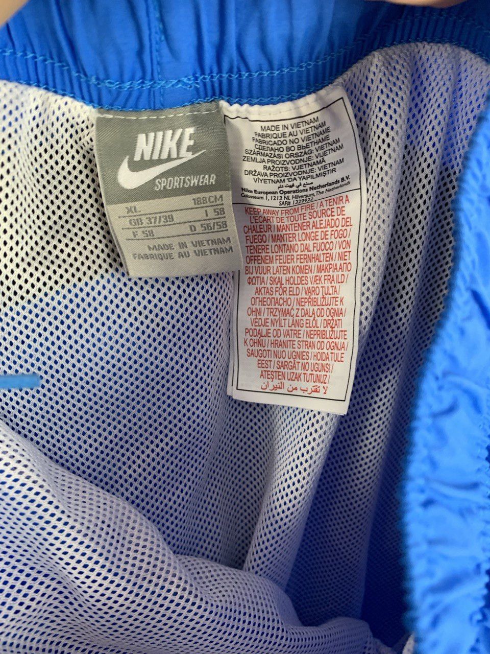 Nike Nike shorts vintage blue/black XL Size US 34 / EU 50 - 11 Thumbnail