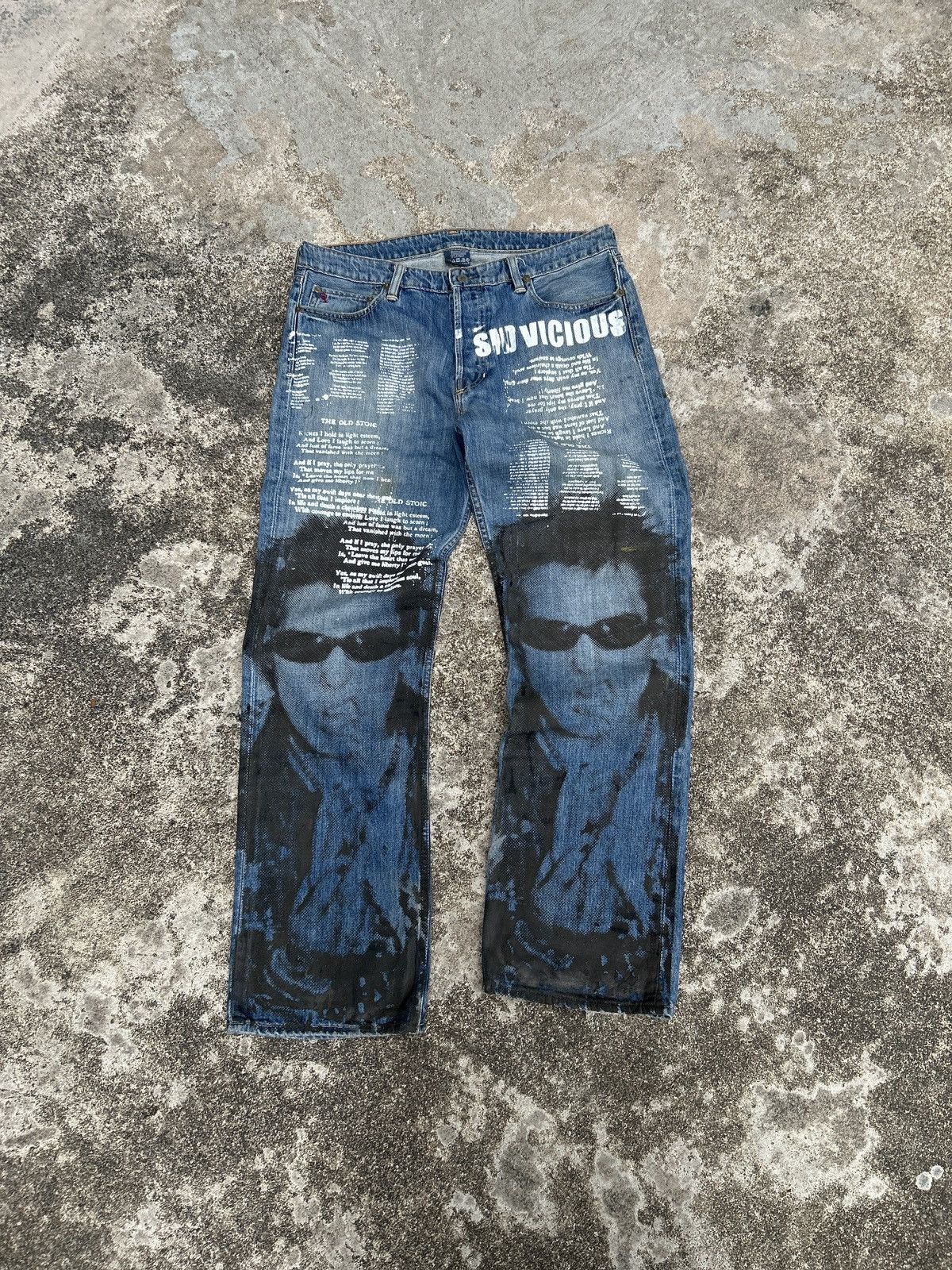 Designer × Polo Ralph Lauren Custom jeans 1of1 Size US 34 / EU 50 - 1 Thumbnail
