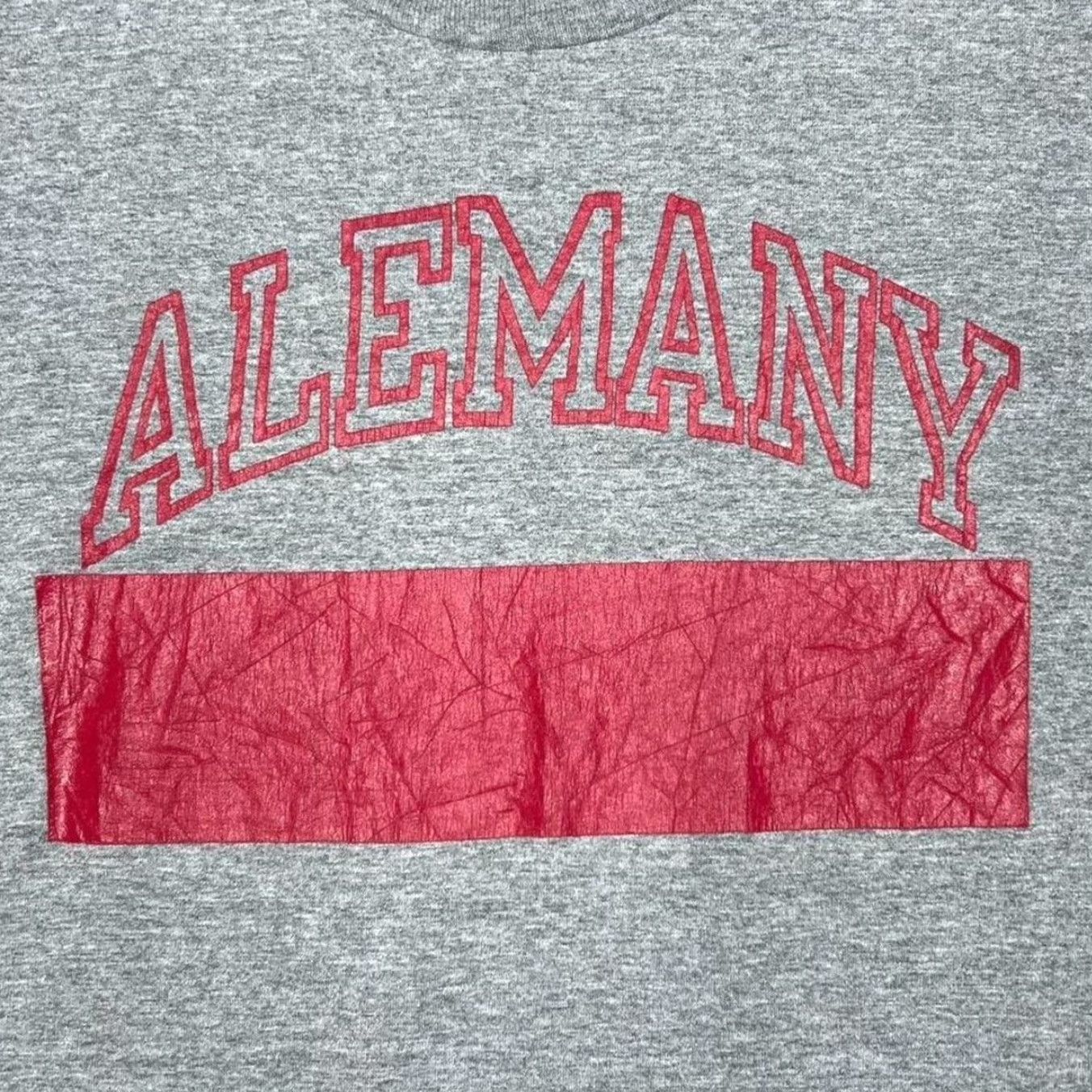 Jerzees VINTAGE Jerzees Alemany College High School Spellout Graphic T-Shirt Large Mens Grey 90s Shirt Size US L / EU 52-54 / 3 - 3 Thumbnail
