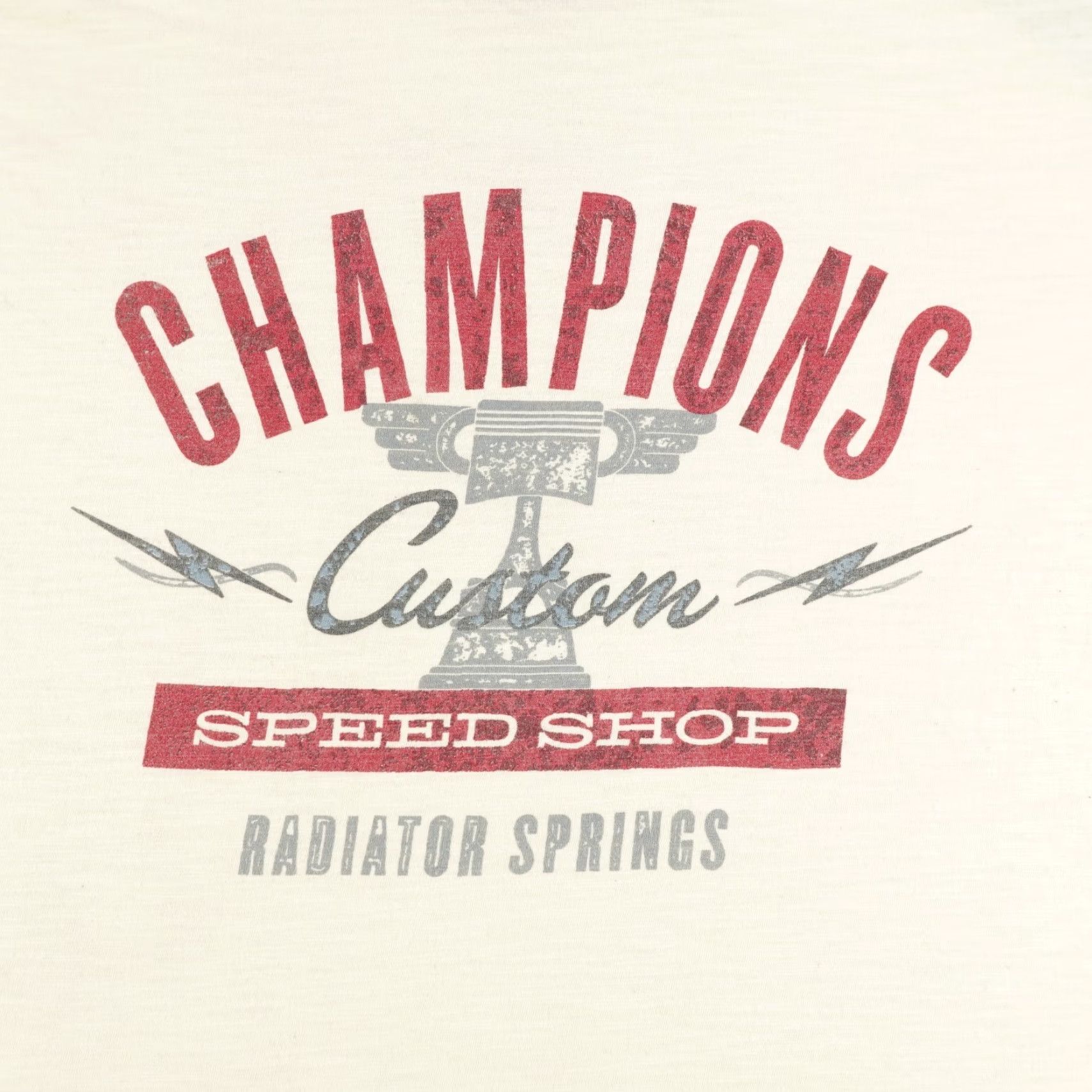 Disney VINTAGE Disney Shirt Mens XL Cars Land Champions Speed Shop Radiator Springs 3/4 Sleeve Size US XL / EU 56 / 4 - 2 Thumbnail