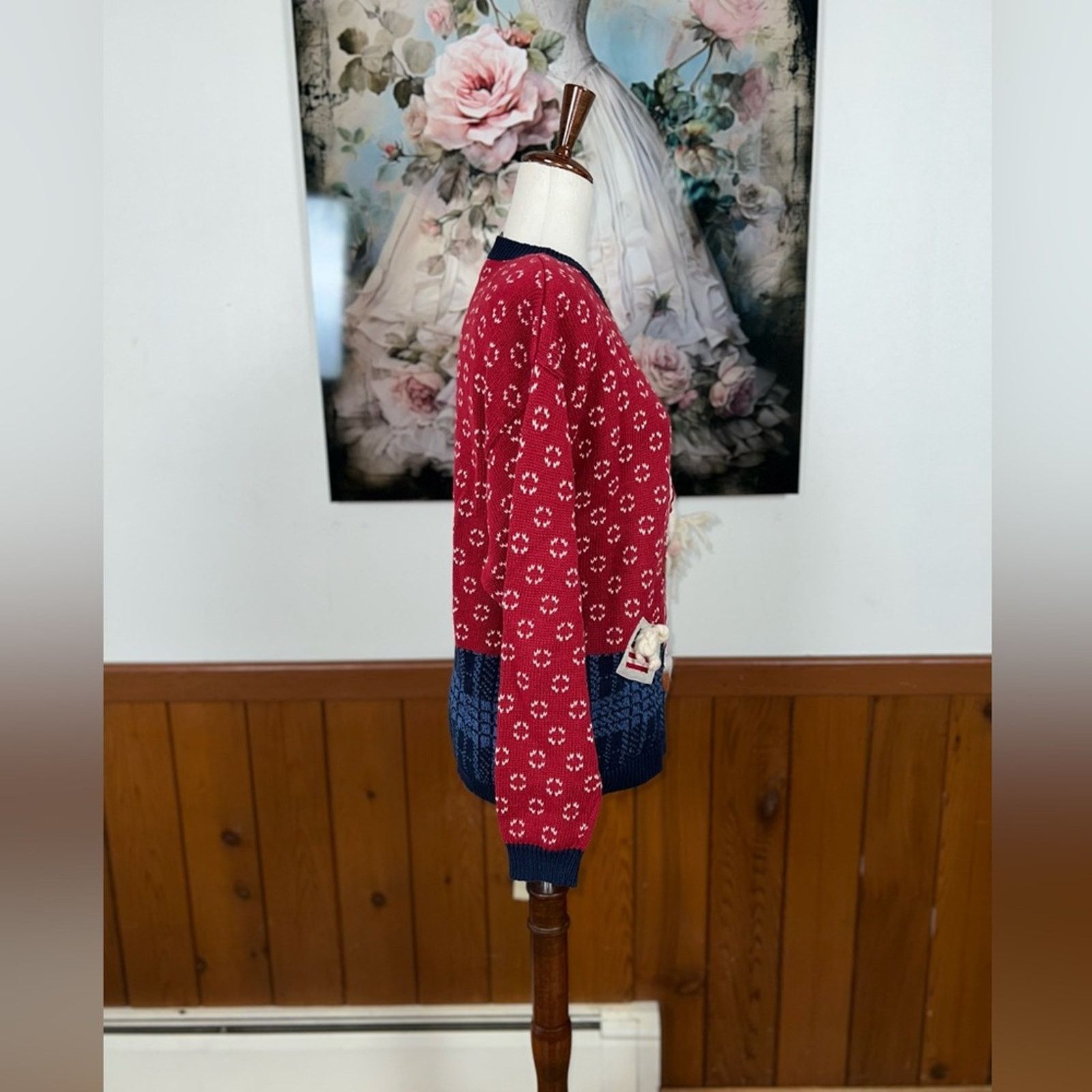 Other Adorable Vintage 90s Susan Bristol Ramie Cotton Sweater! Size M / US 6-8 / IT 42-44 - 5 Thumbnail