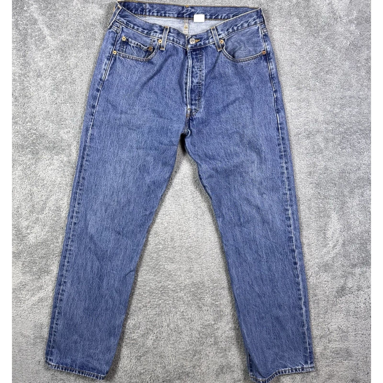 Levi's VINTAGE Levi's 501xx Jeans Mens 36x30 Paper Tag Button Fly 90s Y2K Grunge Jeans Mens Regular 34 Blue Size US 36 / EU 52 - 2 Thumbnail