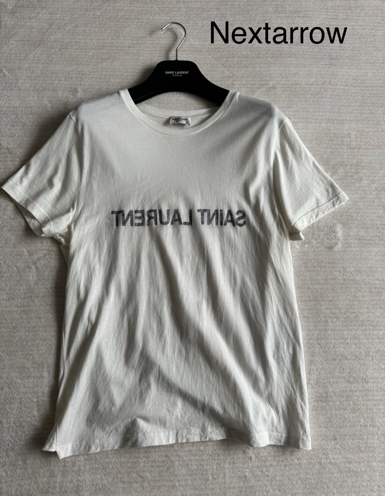 Saint Laurent Paris × Yves Saint Laurent Saint Laurent Mirror T-shirt2412-Nextarrow Size US M / EU 48-50 / 2 - 1 Thumbnail